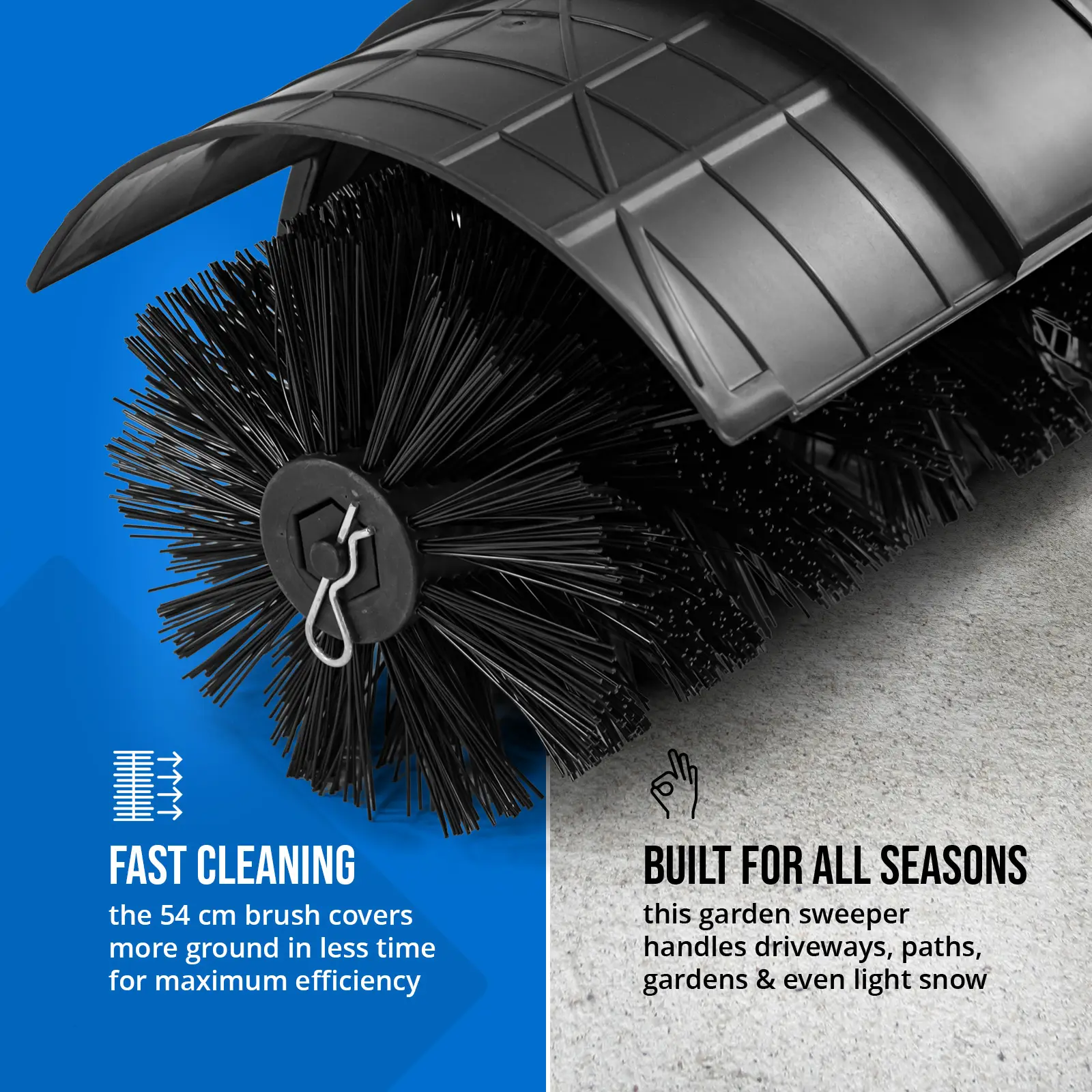 Petrol Sweeper - 1.4 kW - 54 cm brush width (Fuel type: Gasoline)