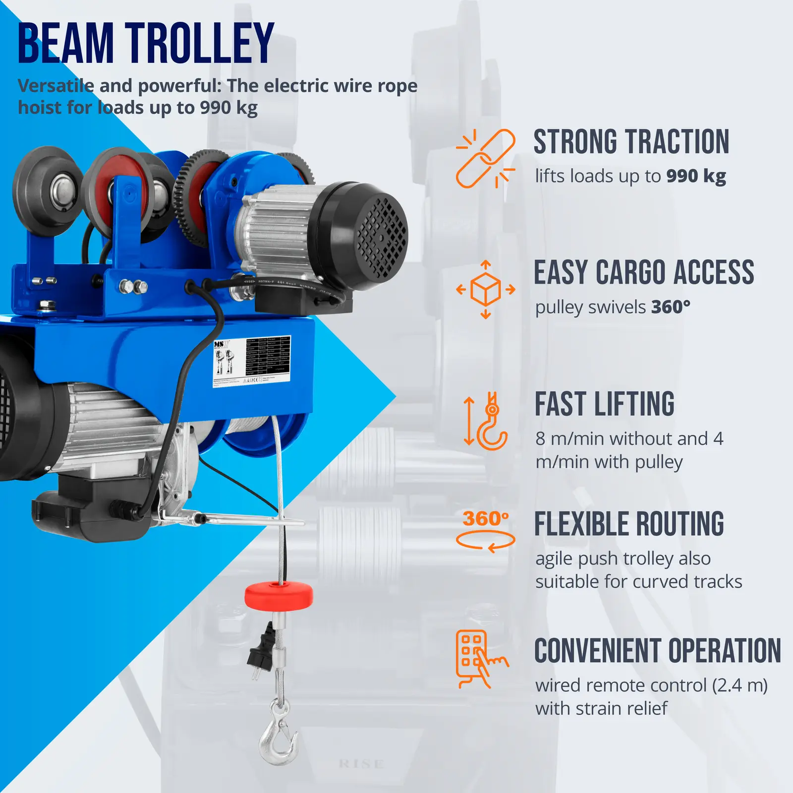 Trolley - 990 kg