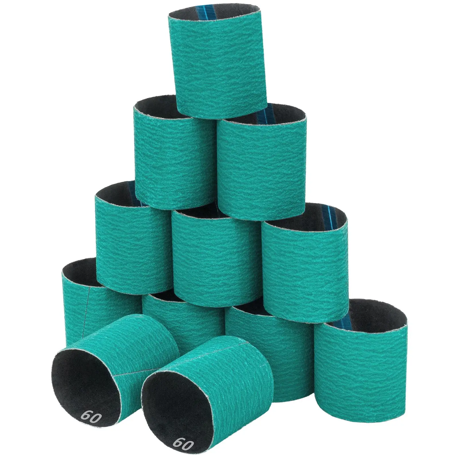 Lot de 12 bandes abrasives - Grain de 60