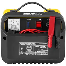 Heavy Duty Battery Charger - 6/12 V - 5/8 A - Diagonal Control Panel