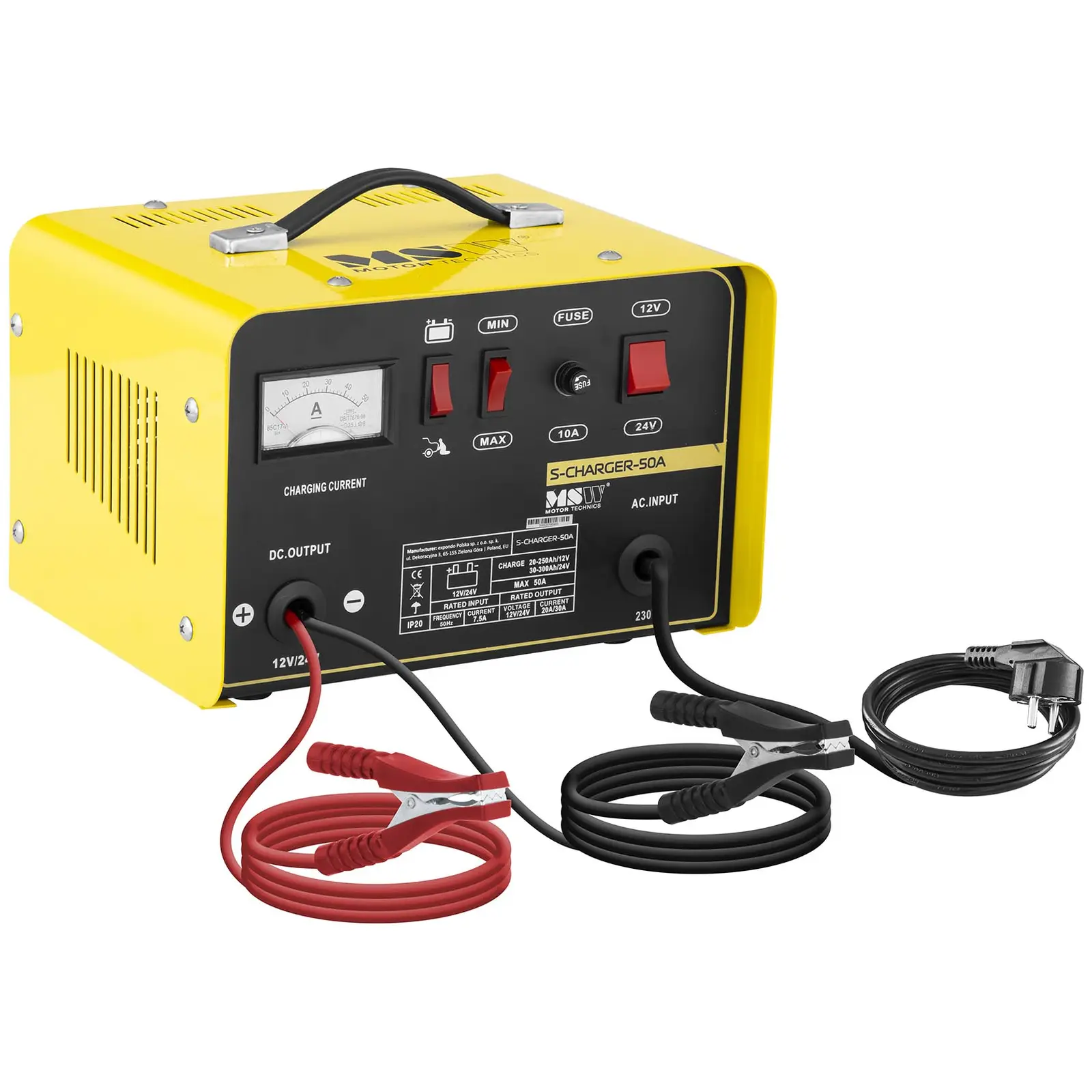 Heavy duty 12 volt battery deals charger