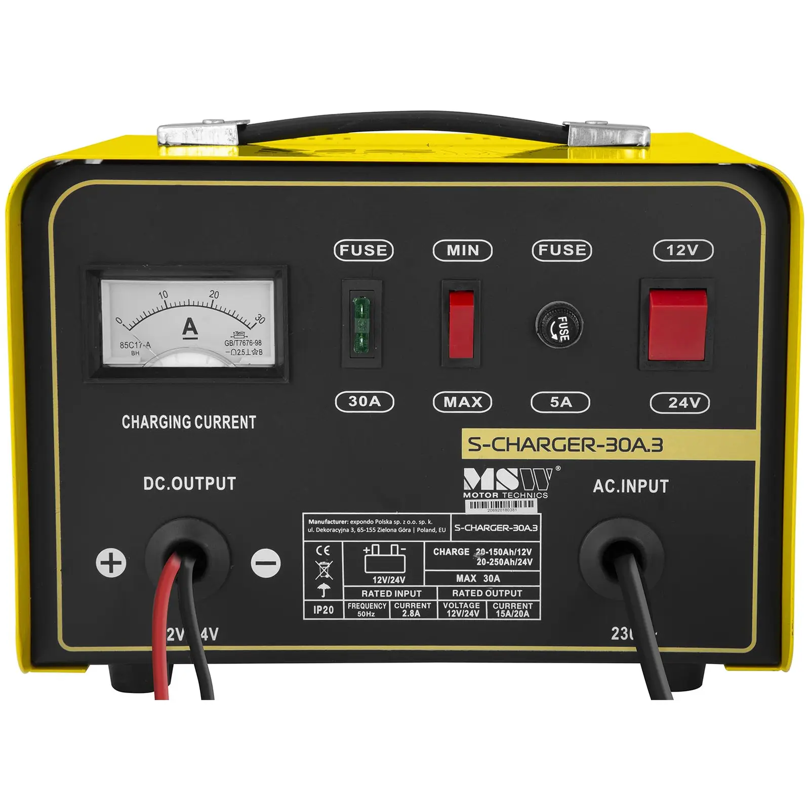 Heavy Duty Battery Charger - 12/24 V - 15/20 A