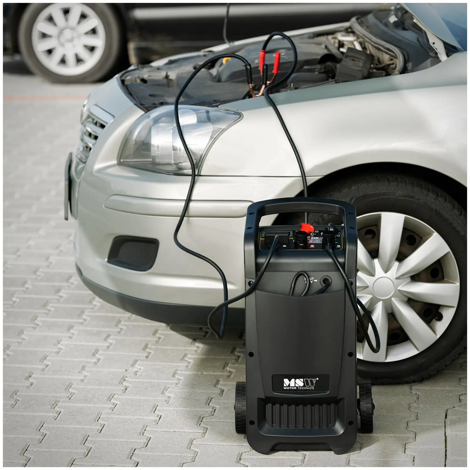 Brugt Batterilader bil - starthjælp - 12/24 V - 100 A - kompakt