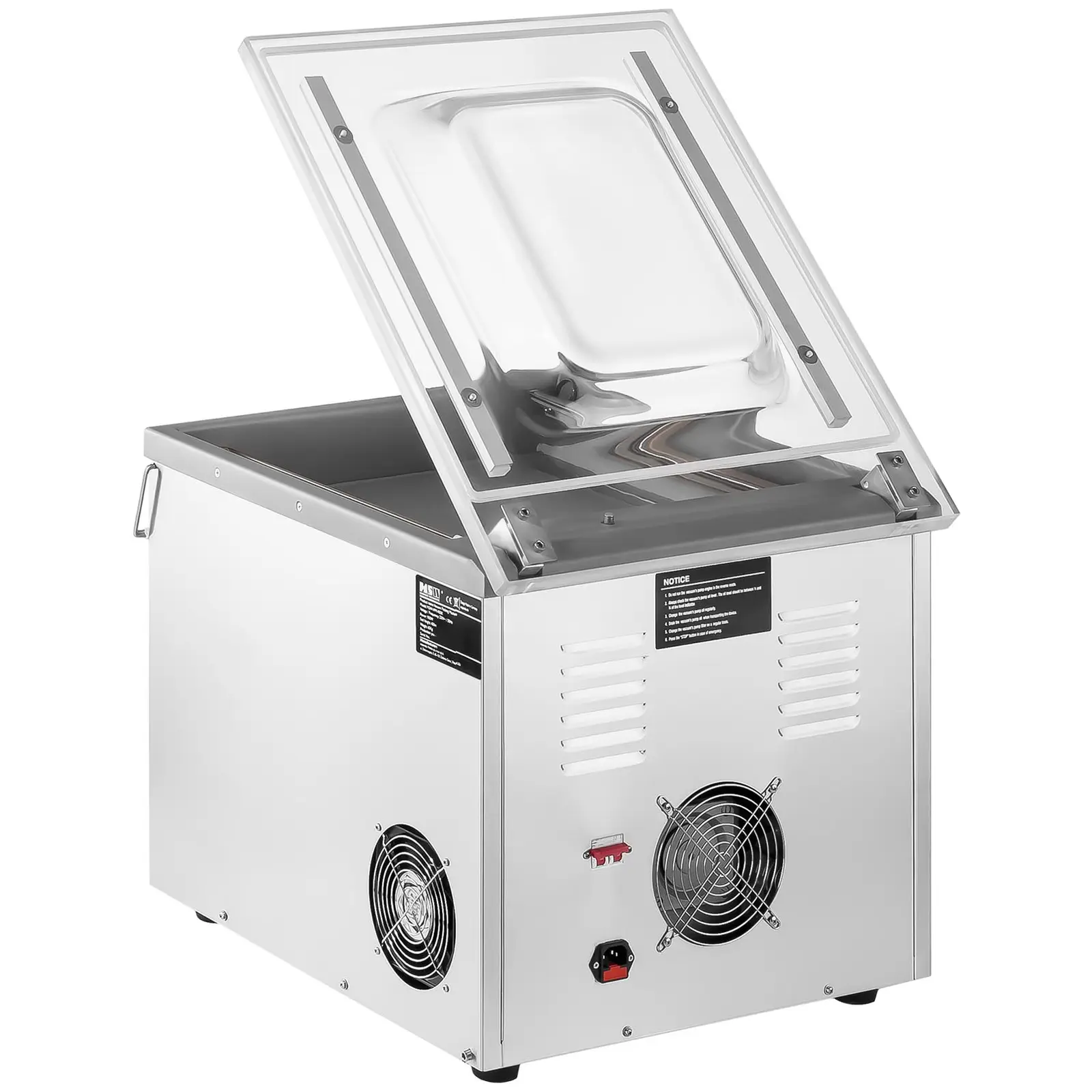 Vakuovačka-900 W-s kódovací funkcí (Výška komory s víkem: 120 mm)