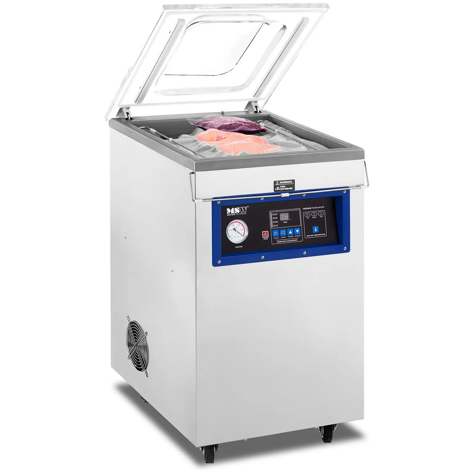 Machine sous vide - sur roulettes - 900 watts