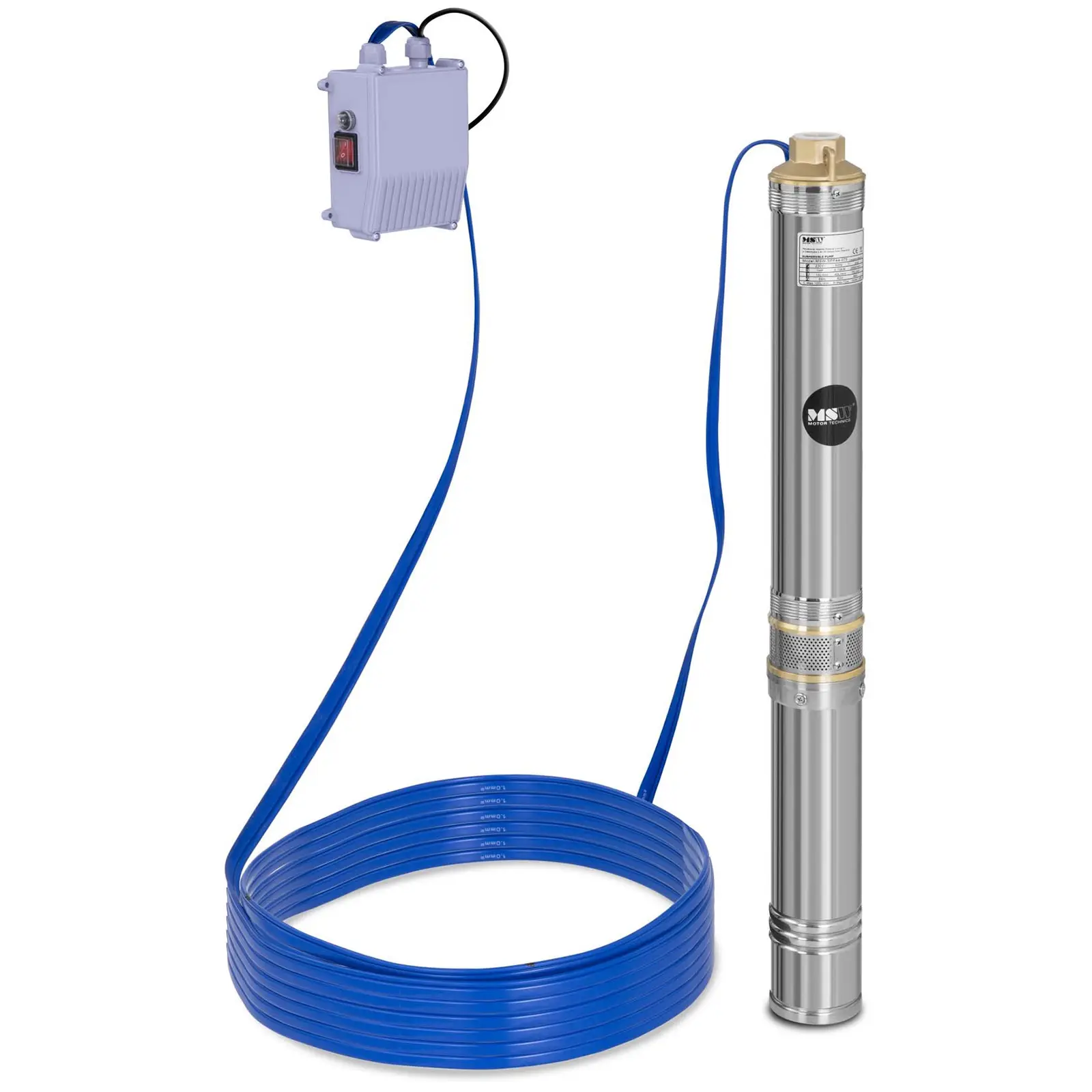 B-Ware Brunnenpumpe - 6 000 l/h - 750 W - Edelstahl