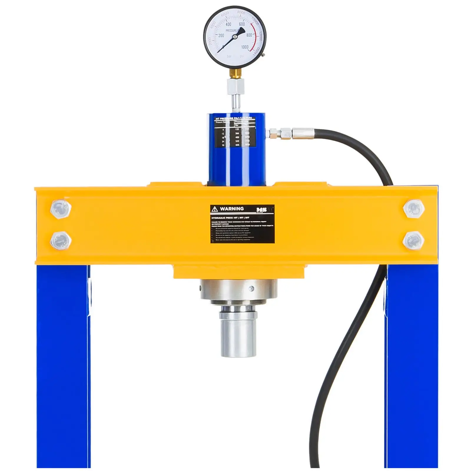 Presse d'atelier hydraulique - 30 tonnes de pression (Pression max.: 30000 kg)