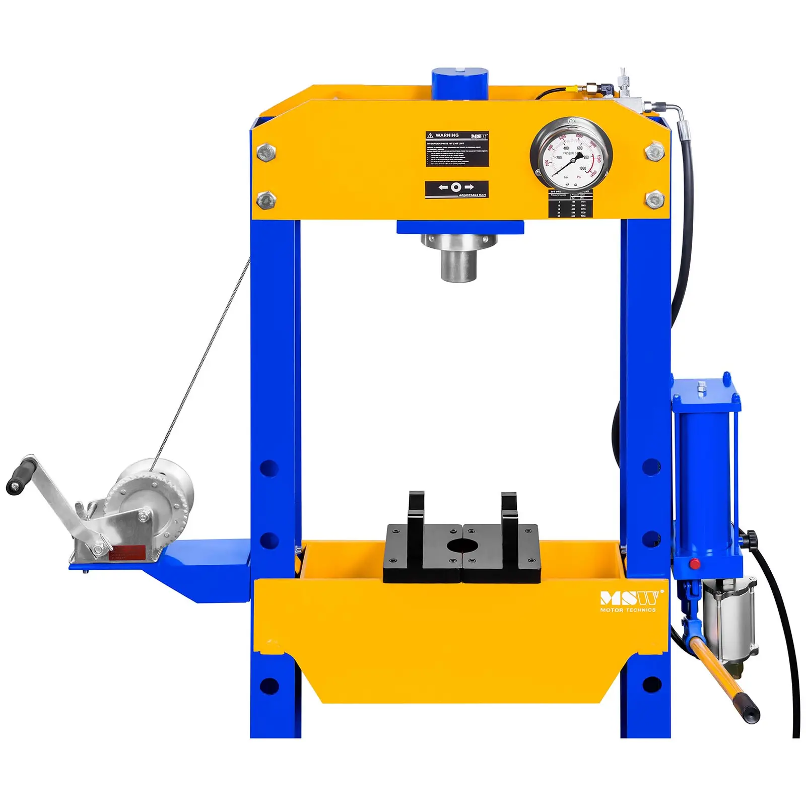 Prasa hydrauliczno-pneumatyczna - 50 t - 624 bar