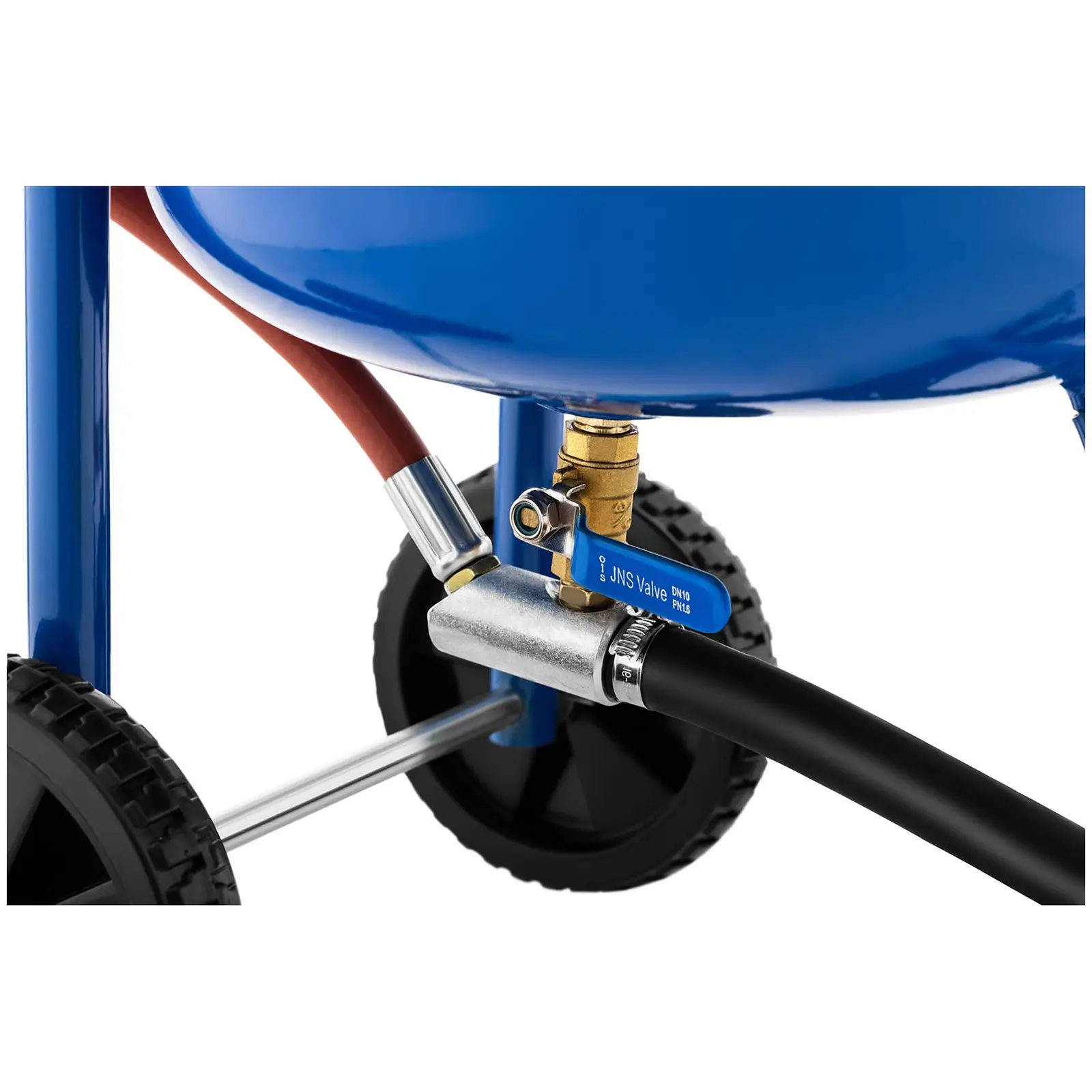 Mobilní pískovačka - 76 l - 8,6 barů (Průměr koleček: 150 mm)