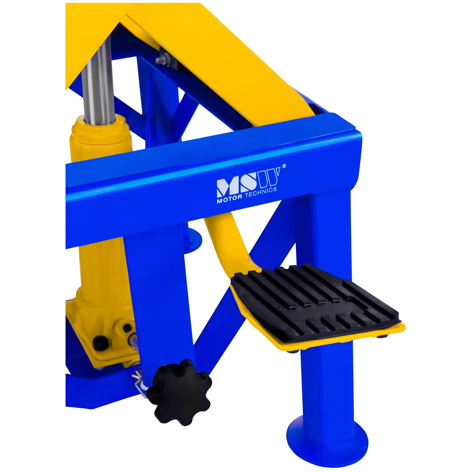 B-zboží Nůžkový zvedák - 135 kg (Materiál: Ocel)