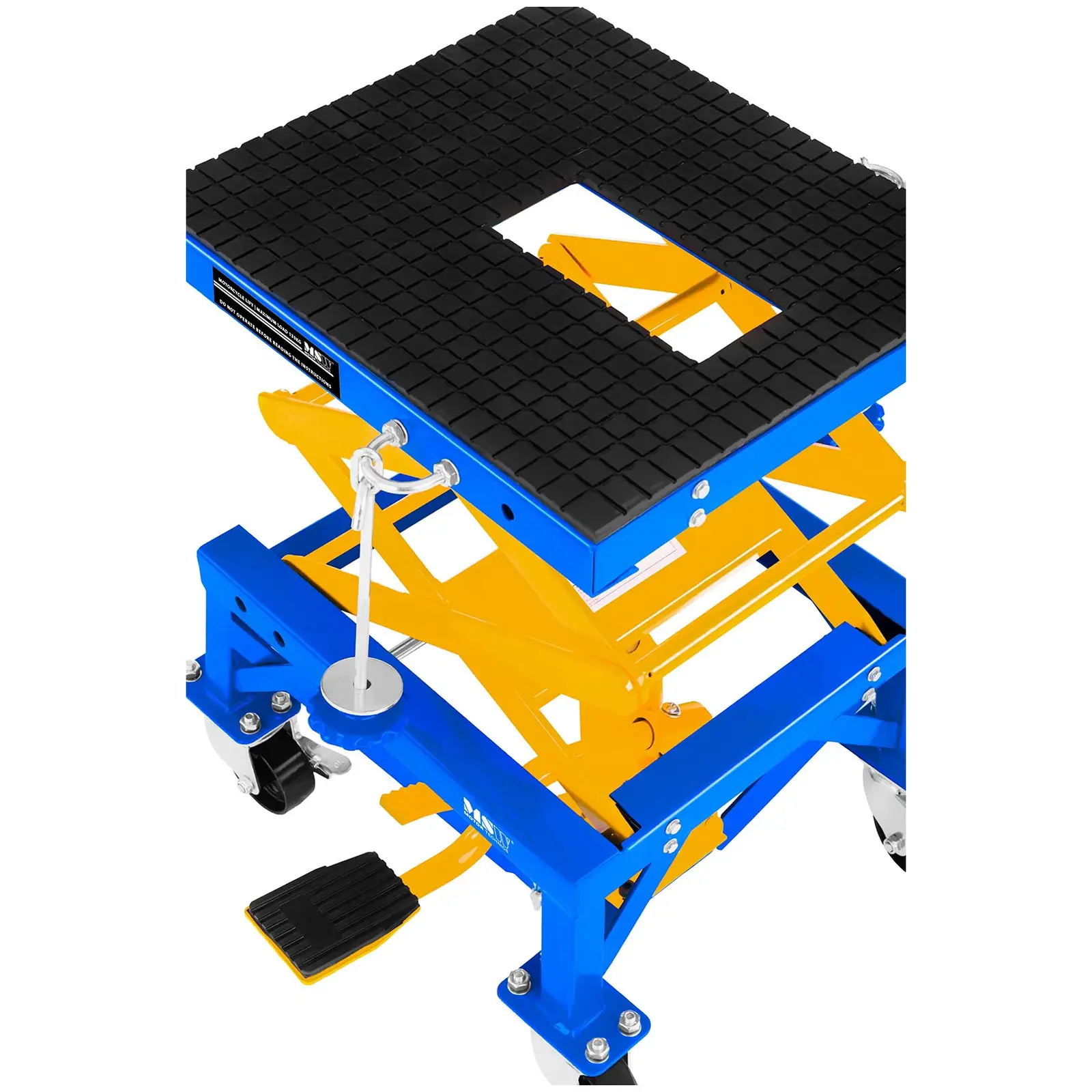 Plataforma de elevação de tesoura com rodas - 135 kg 