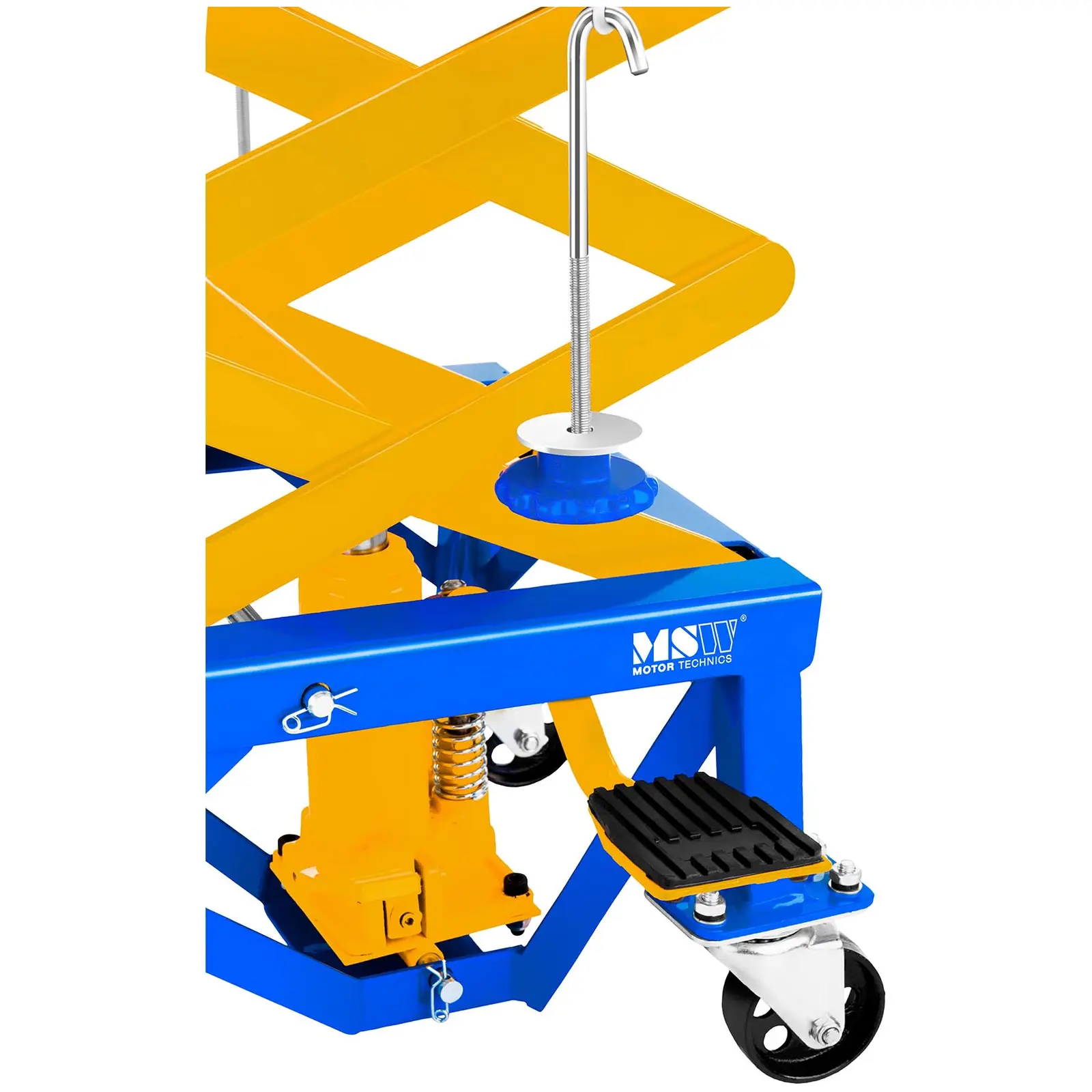 Plataforma de elevação de tesoura com rodas - 135 kg 