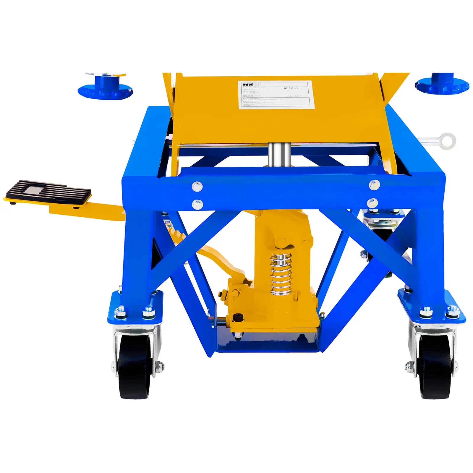 Plataforma de elevação de tesoura com rodas - 135 kg 