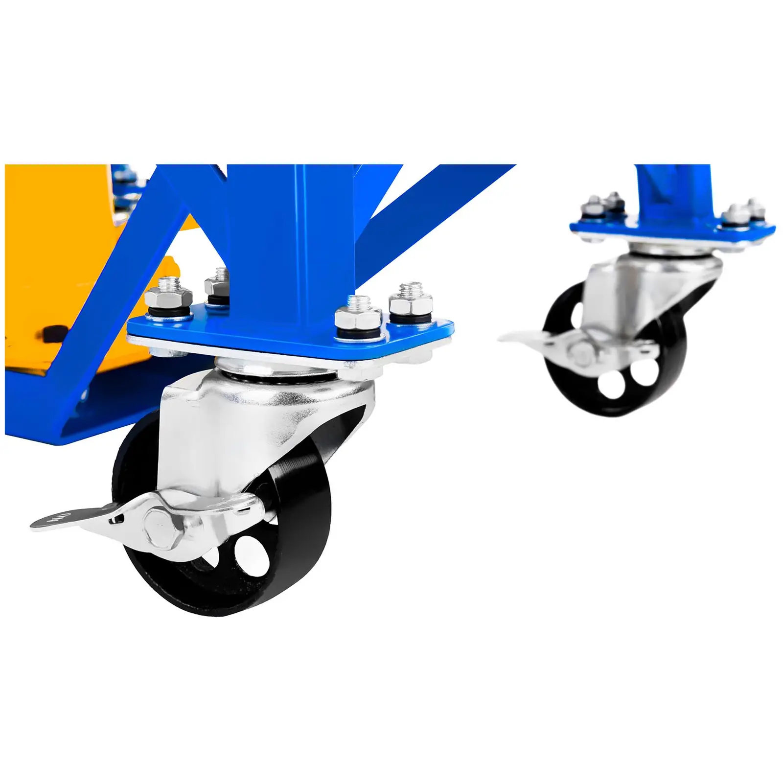 Produtos recondicionados Plataforma de elevação de tesoura com rodas - 135 kg 