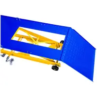 Plataforma de elevação para motas com rampa - 450 kg - 220 x 55 cm