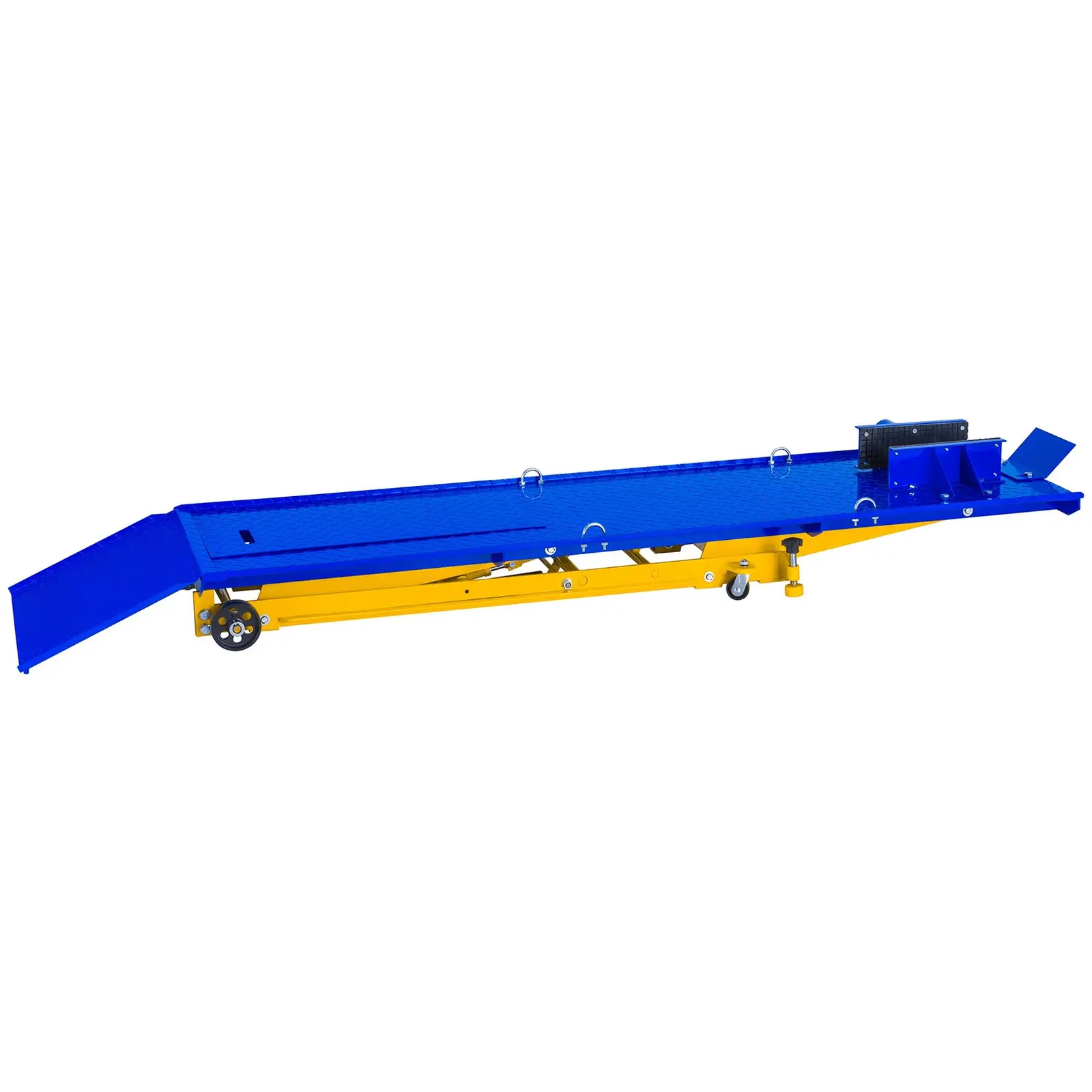 Motorradhebebühne mit Rampe - 450 kg - 220 x 68 cm (Material: Stahl)