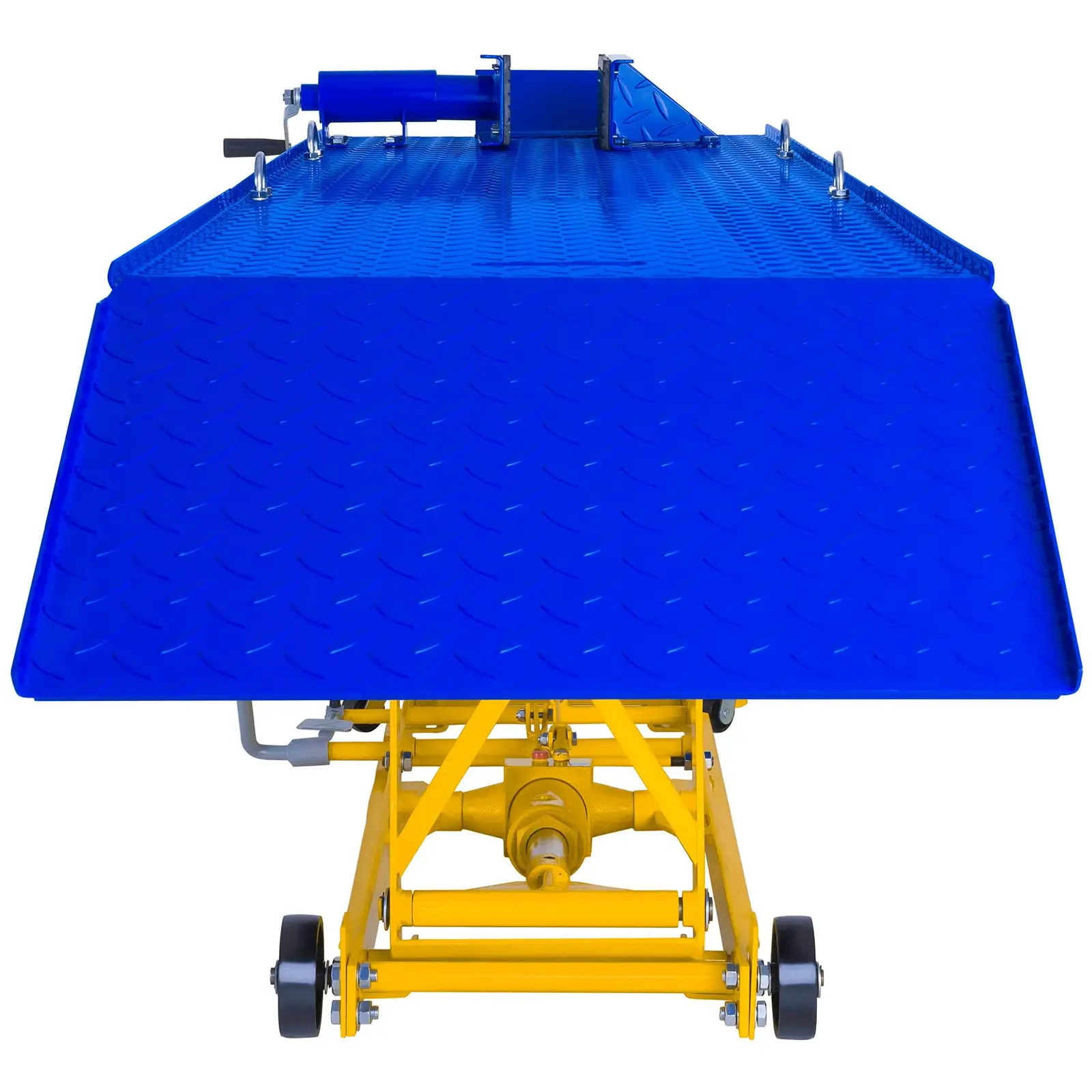 Motorradhebebühne mit Rampe - 450 kg - 220 x 68 cm (Maße Rampe [mm]: 600 x 680)