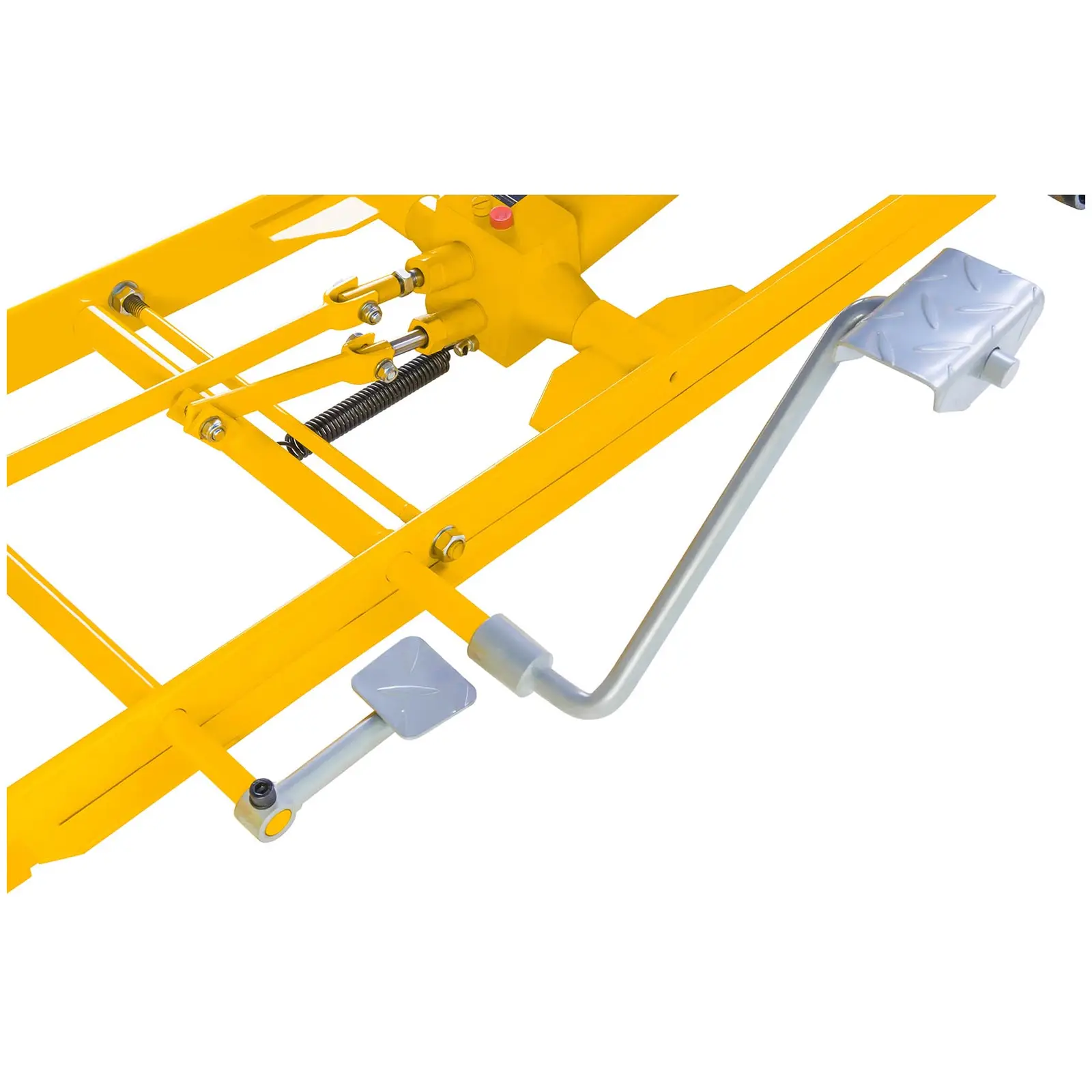 Motorradhebebühne mit Rampe - 450 kg - 220 x 68 cm (Abmessungen (LxBxH): 258 x 77 x 91 cm)