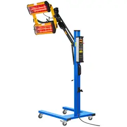 Infrared Paint Dryer - 2.200 W - 2 lamps - digital display