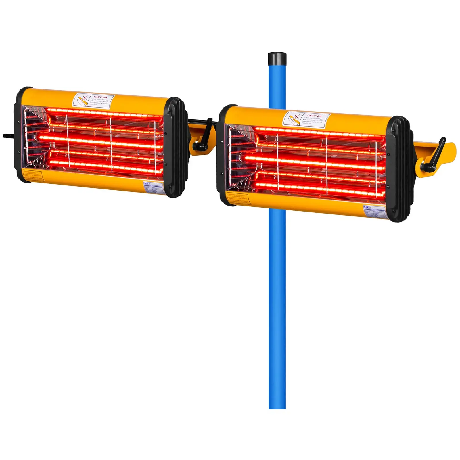 Infrarot-Lacktrockner - 2.200 W - 2 Strahler - 2