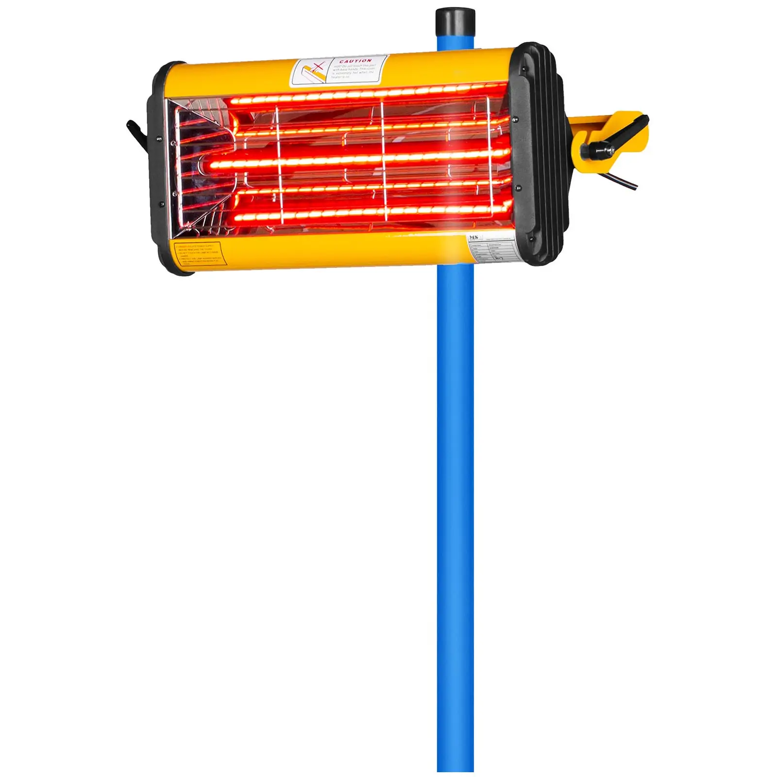 Infračervená sušička laků - 1100W - 1 zářič (Materiál: Ocel)