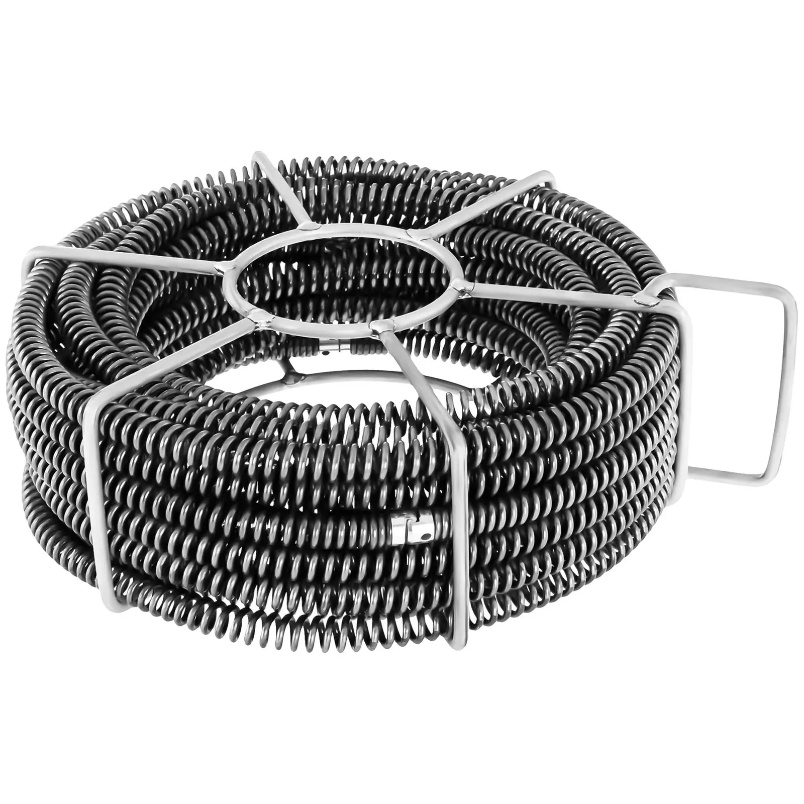 Sada čisticích spirál na odpady 6 x 2,45 m / Ø 16 mm (Délka: 2.45 m)
