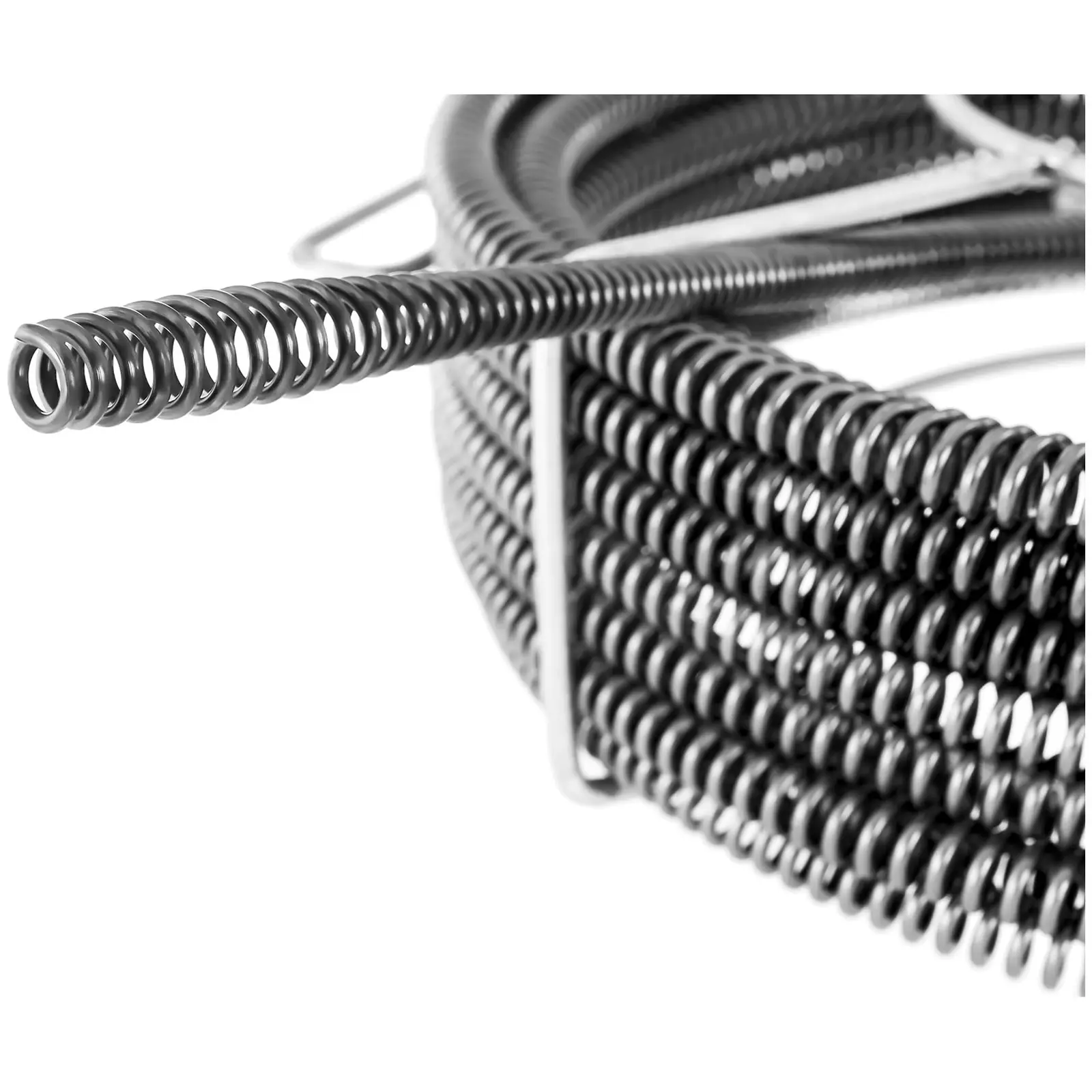 Sada čisticích spirál na odpady 5 x 2,3 m/ Ø 16 mm + 1 x 2,4 m/ Ø 15 mm (Materiál: Pružinová ocel)