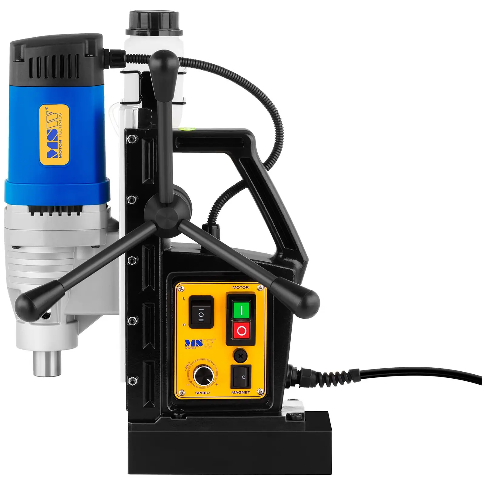Perceuse magnétique - 1 380 watts - 600 tr / min - Queue Weldon 19 mm (Capacité du récipient: 0.3 l)