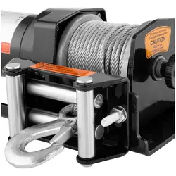 Electric Winch - 907 kg - 2.000 lbs - Incl. Pulley