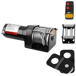 Electric Winch - 1.590 kg - 3.500 lbs - Incl. Pulley