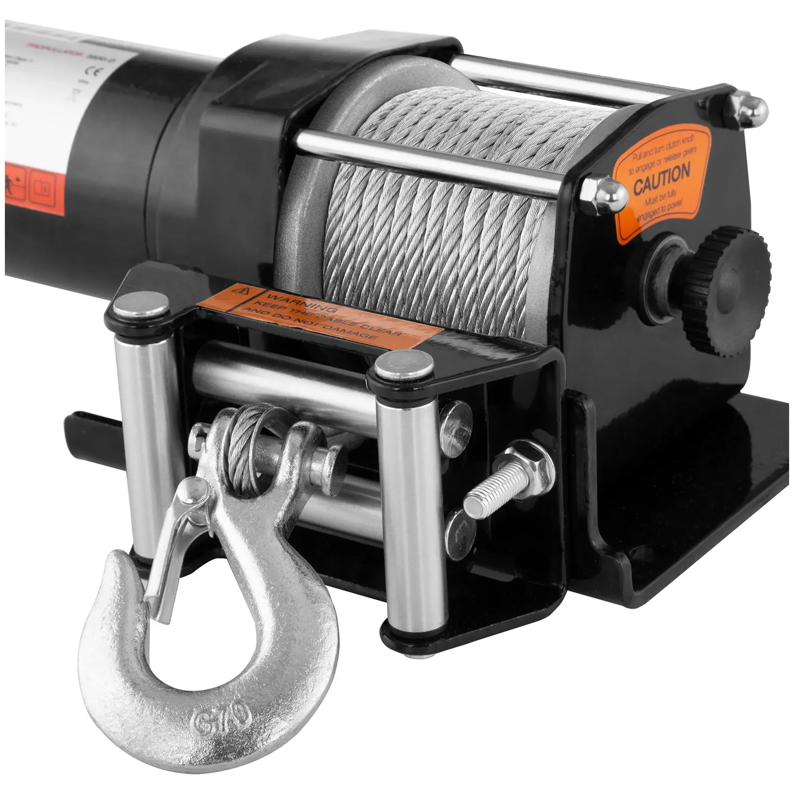 Electric Winch - 1.590 kg - 3.500 lbs - Incl. Pulley