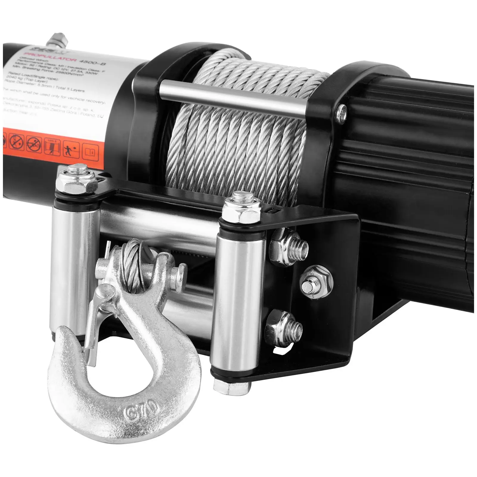 Electric Winch - 2.040 kg - 4.500 lbs