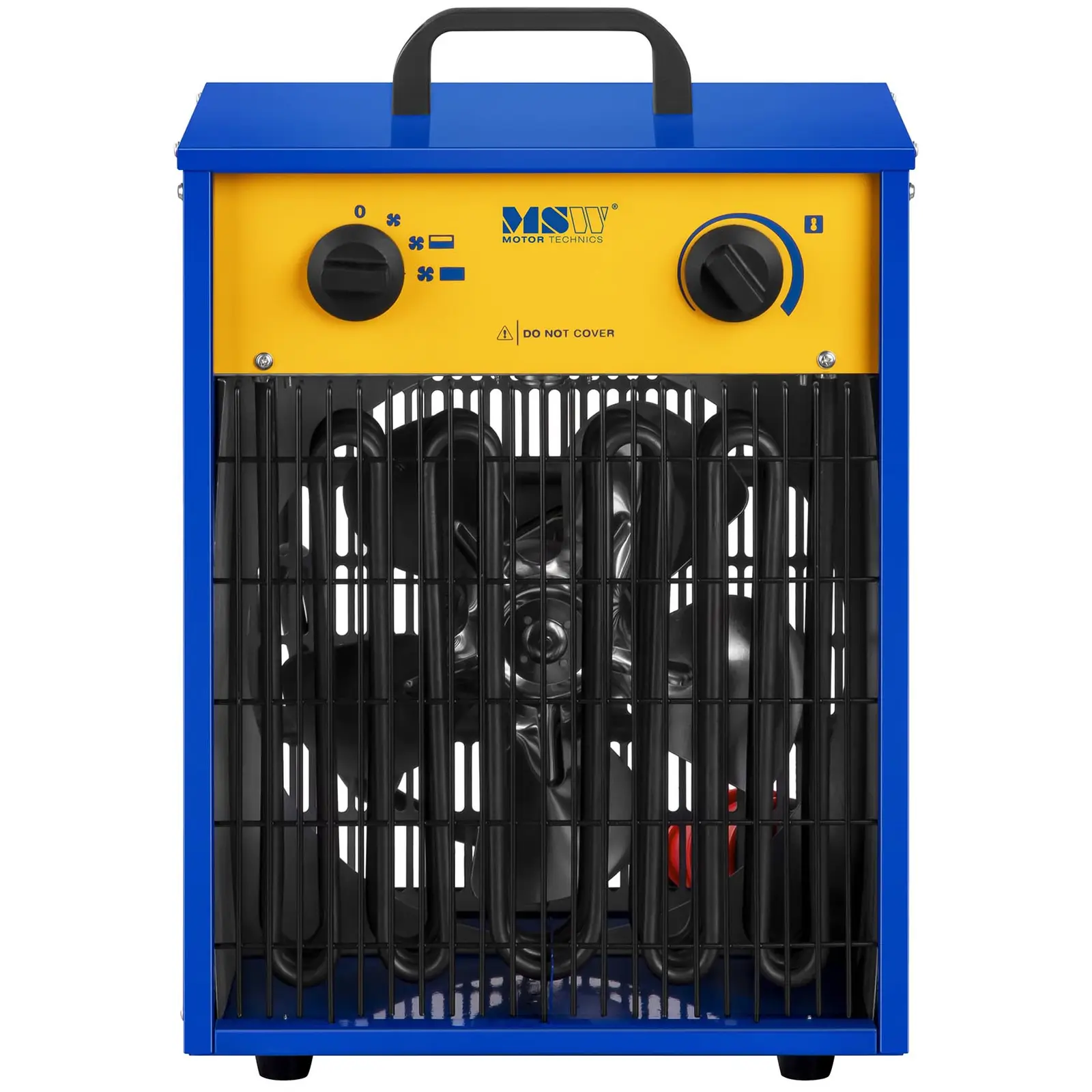 Elektrické topidlo s ventilátorem - 0 až 85 °C - 9 000 W (Ochrana: 16 A)