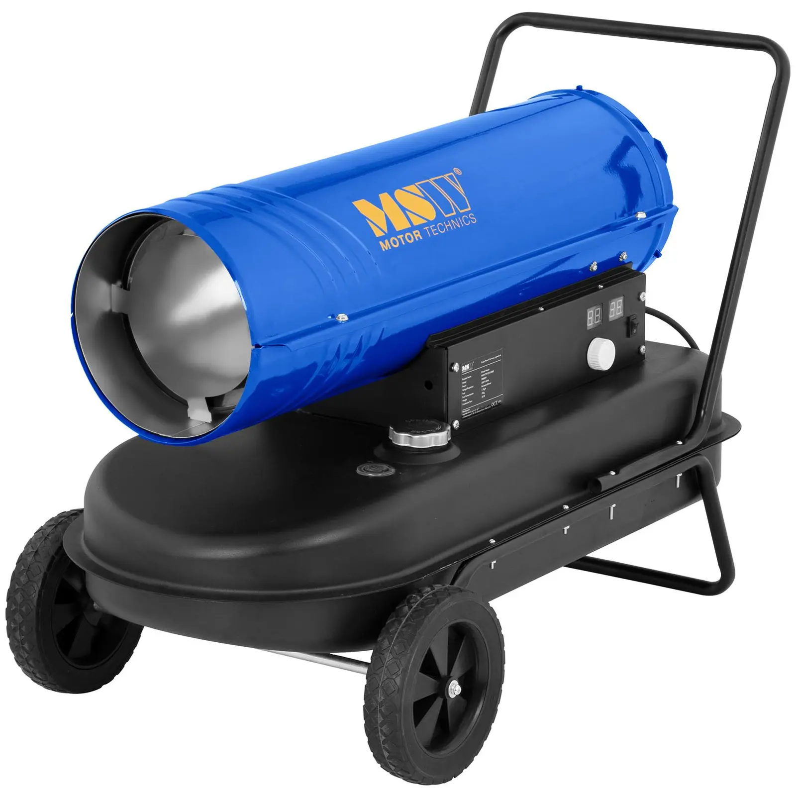 Dízel hőlégfúvó kocsival együtt - 30 kW - 36 literes - Kép a termékről