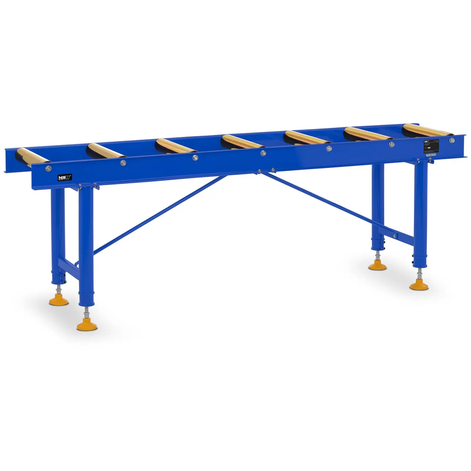 Roller Table - 400 kg - 200 cm - 7 Rollers