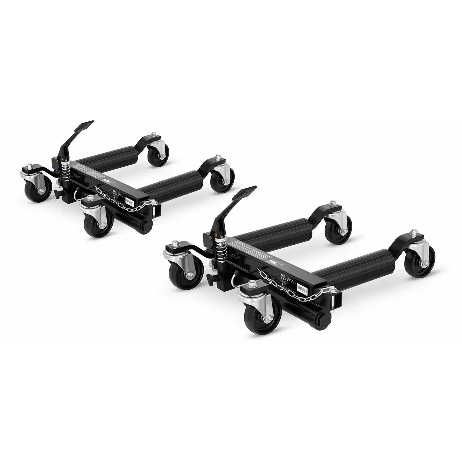 Chariot de déplacement voiture - Hydrauliques - 680 kg/chariot - 380 à 660 mm - Lot de 2 