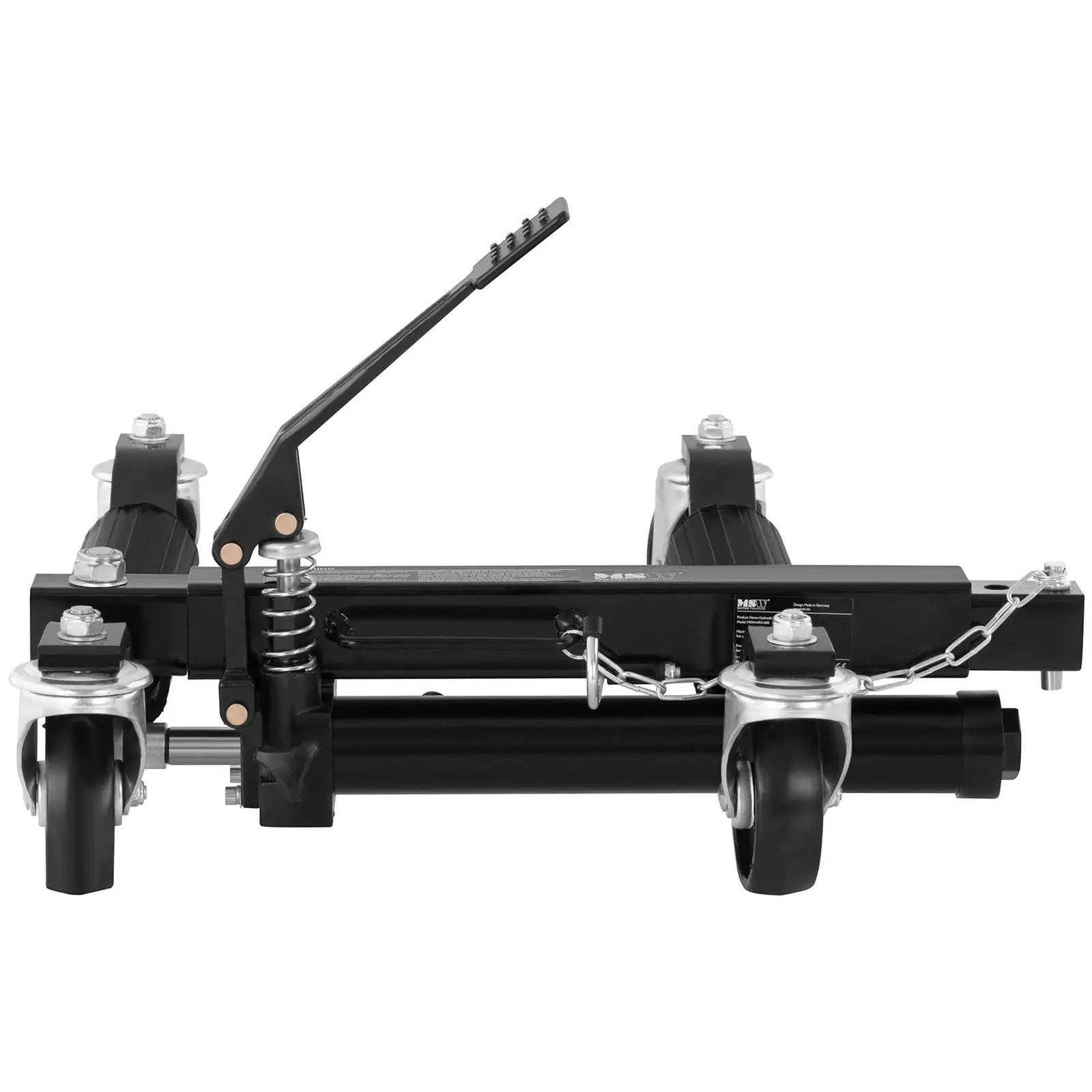 Chariot de déplacement voiture - Hydrauliques - 680 kg/chariot - 380 à 660 mm - Lot de 2  (Course du vérin: 280 mm)