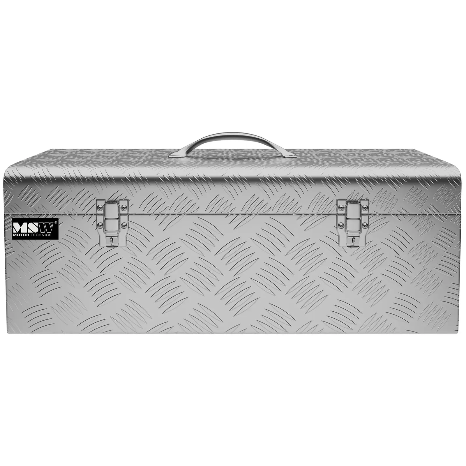 Coffre de rangement aluminium - 57,5 x 24,5 x 22 cm - 31 l