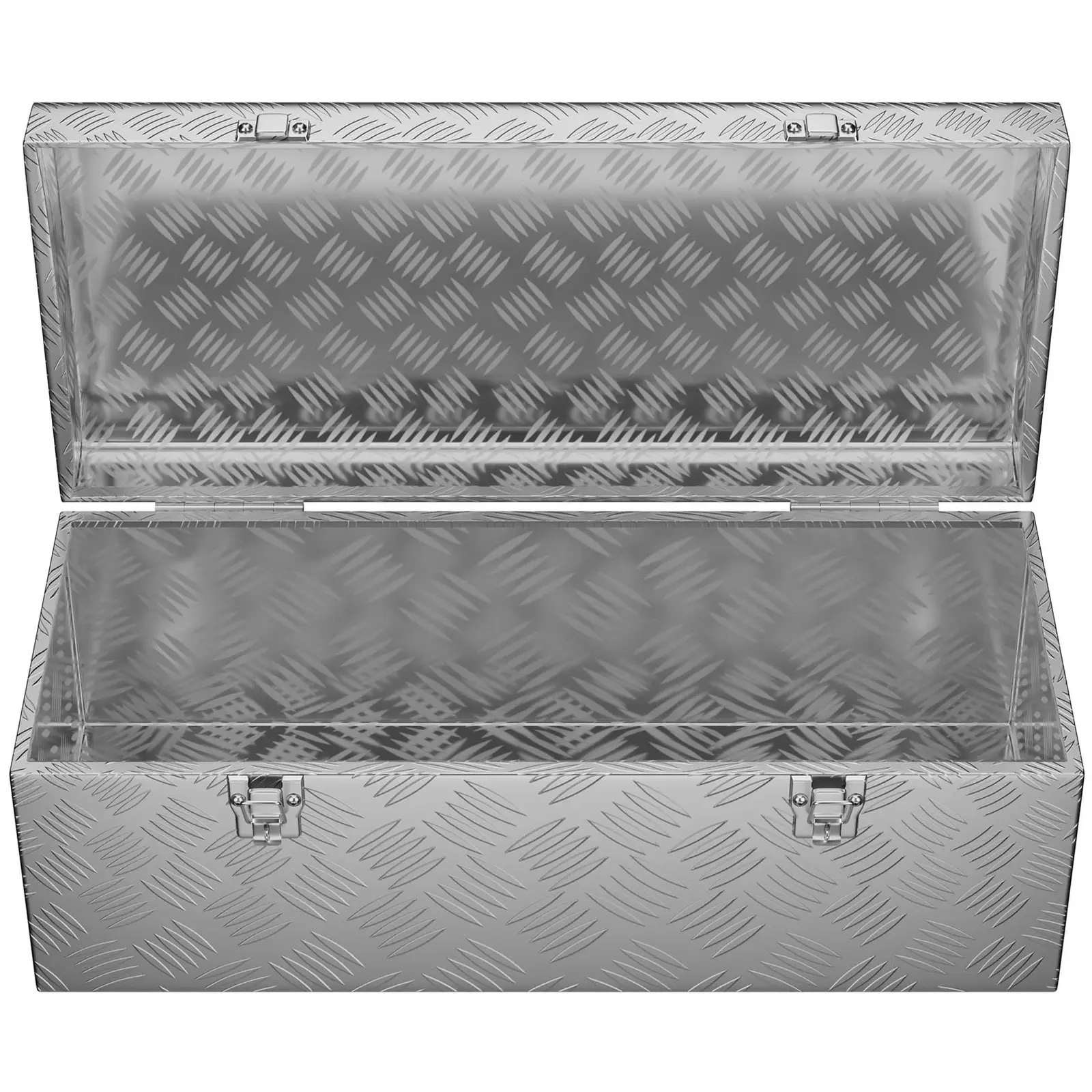 Coffre de rangement aluminium - 57,5 x 24,5 x 22 cm - 31 l