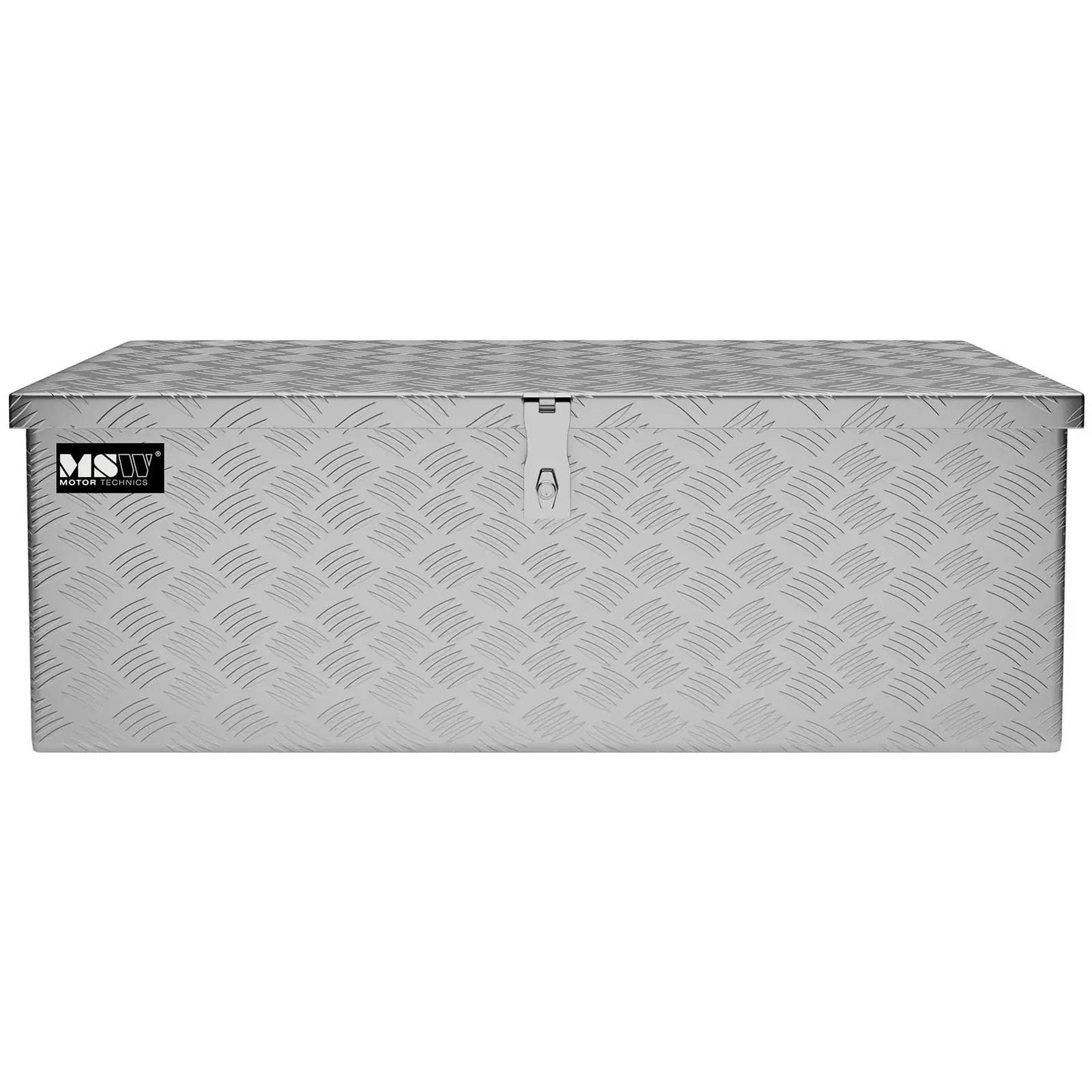 Coffre de rangement aluminium - 76,5 x 33,5 x 24 cm - 48 l