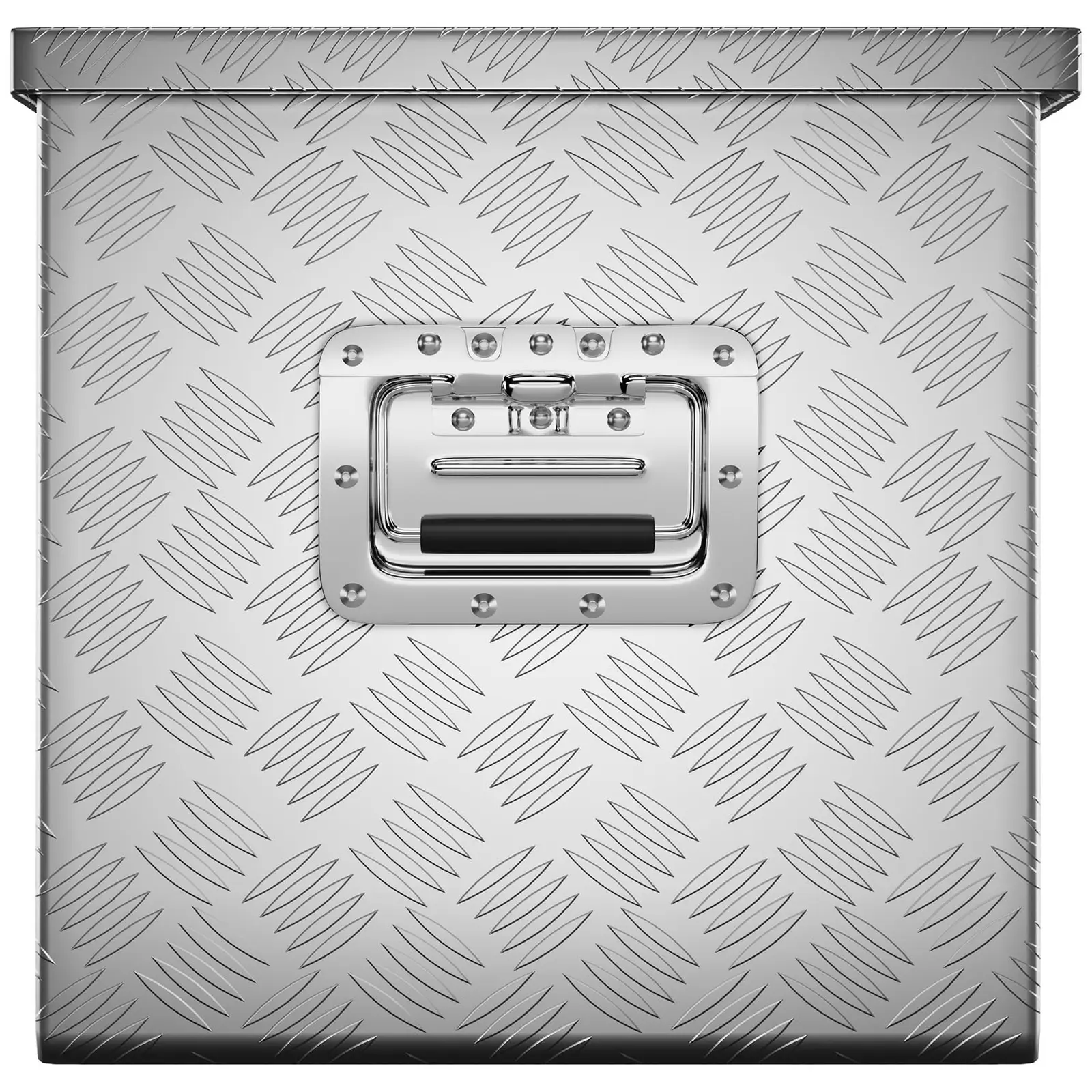 Hliníkový kufr na nářadí - rýhovaný plech - 124 x 38 x 38 cm - 150 l (Tloušťka materiálu: 1.3 mm)