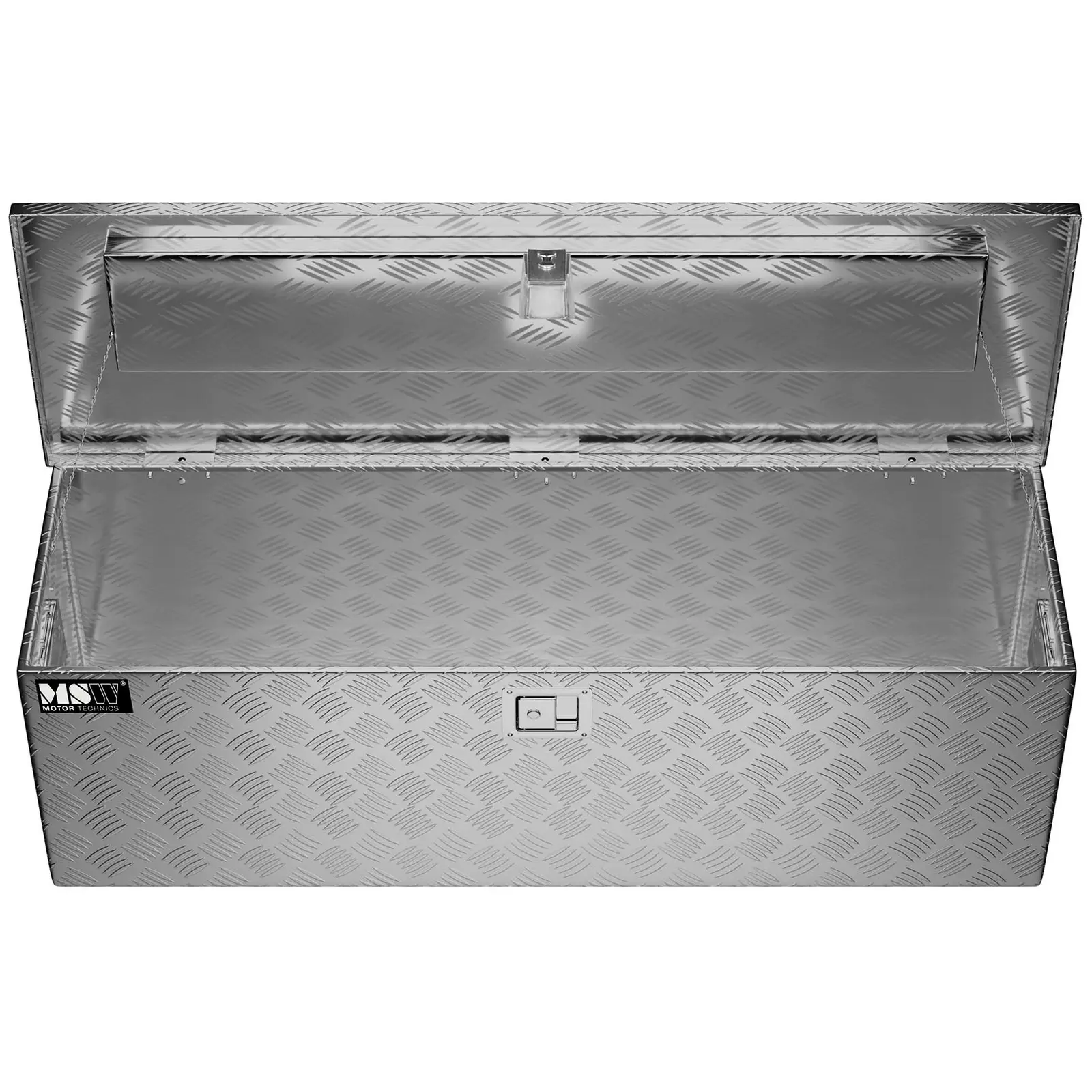 Caja de herramientas de aluminio - 124 x 38 x 38 cm - 150 L