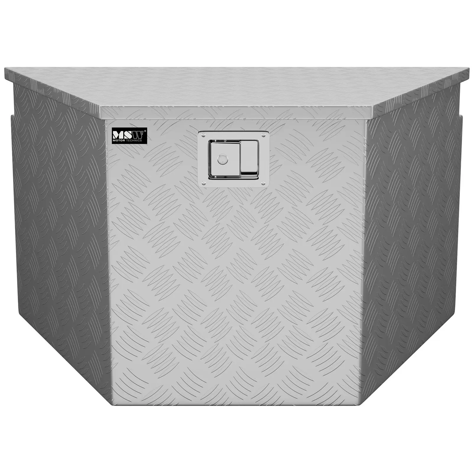 Coffre de rangement aluminium - 82 x 48 x 46 cm - 150 l