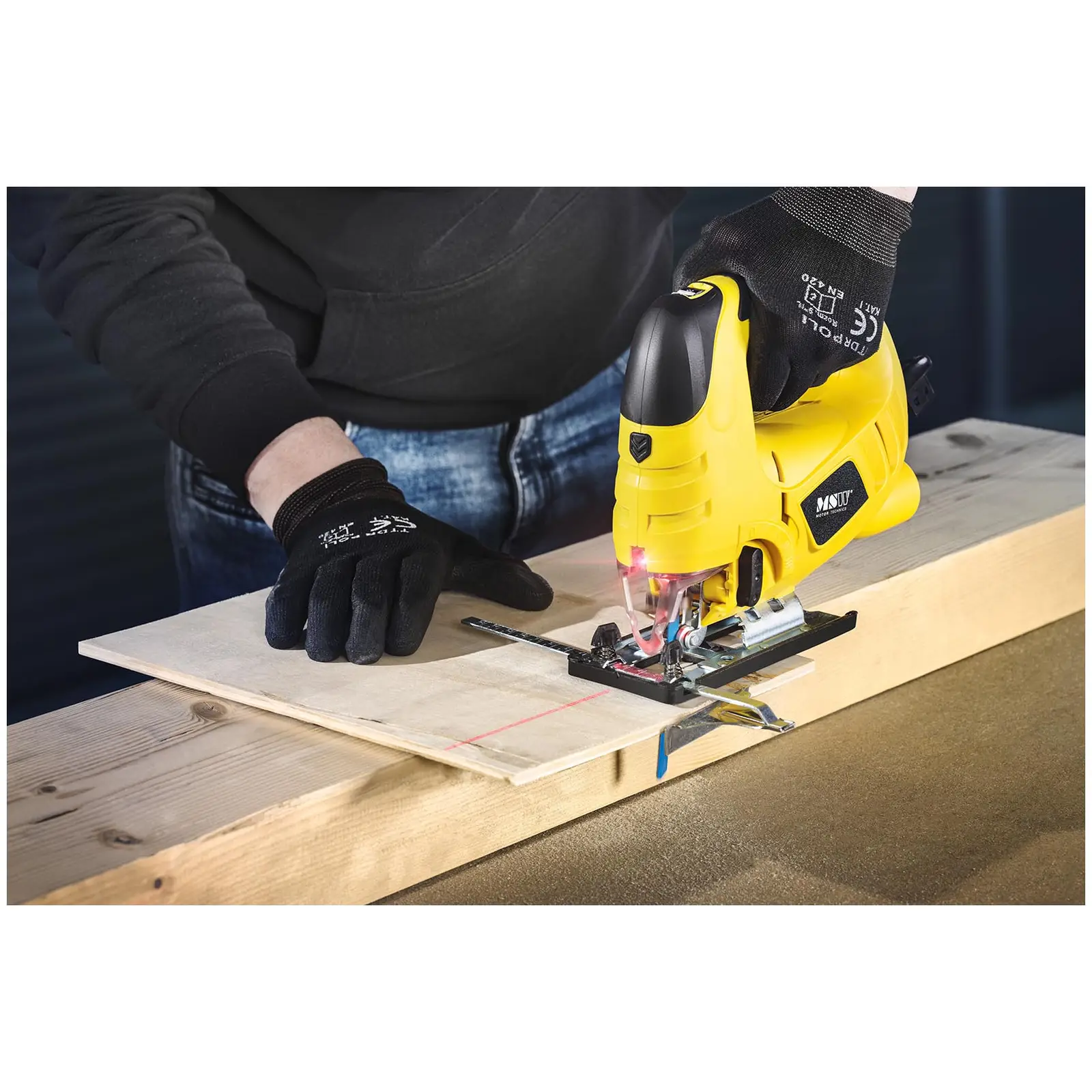 Stichsäge - 800 W (Schnitttiefe Holz: 80 mm)