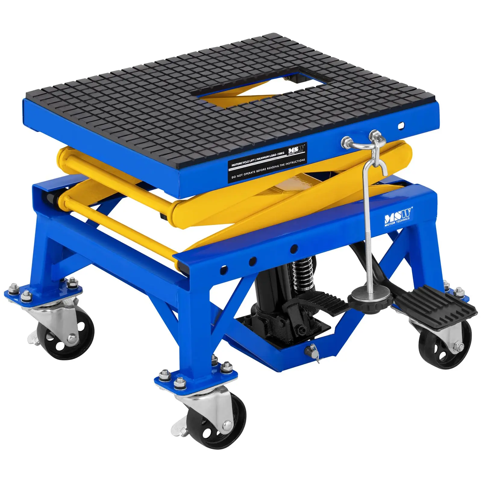 Table élévatrice mobile à roulettes - 150 kg (Nombre de roulettes: 4 Pc)