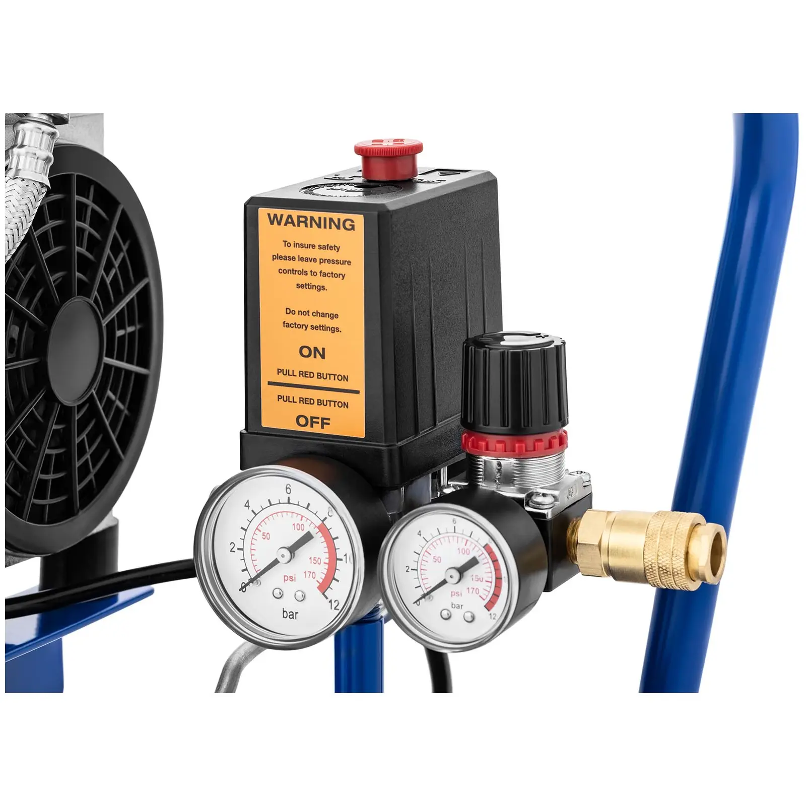 B-zboží Bezolejový kompresor - 24 l - 550 W (Kolečka: Ano)