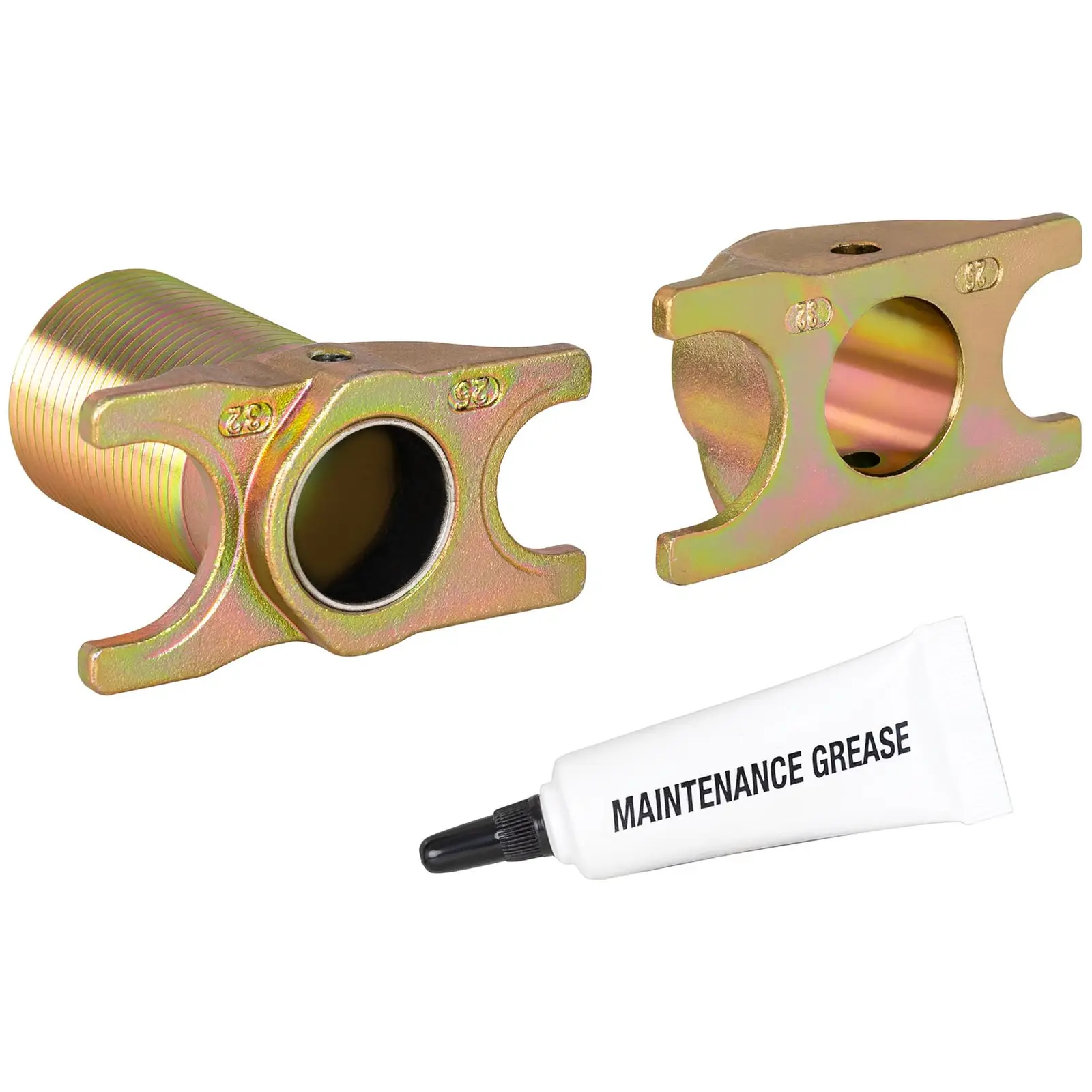 Pince à sertir multicouche - Axiale - 16 à 32 mm (Accessoires supplémentaires: Mors : 16 x 2,2 / 20 x 2,8 / 25 x 3,5 / 32 x 4,4 mm ; Têtes à emboîture : 16 x 2,2 / 20 x 2,8 / 25 x 3,5 / 32 x 4,4 mm)