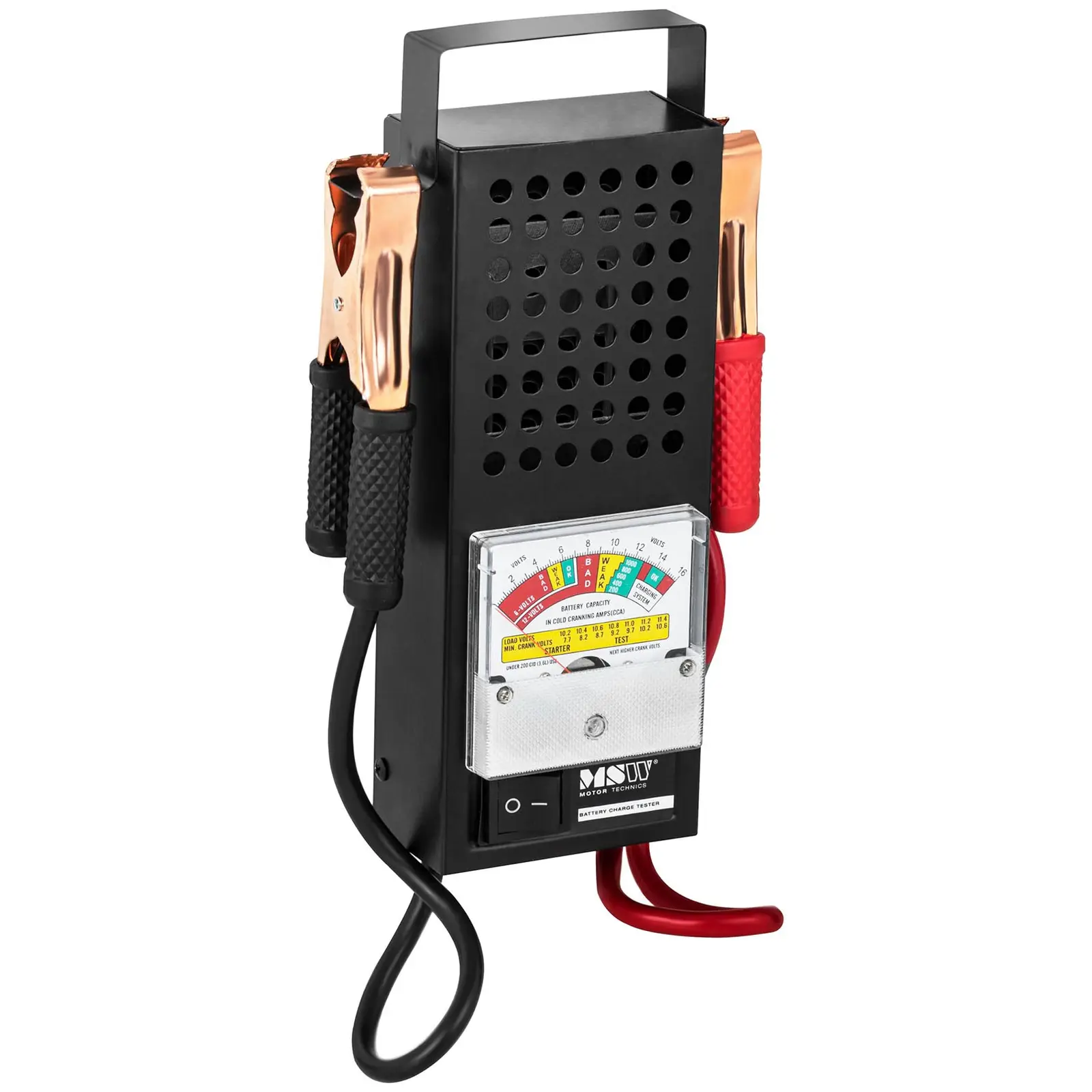 Batteritester for bil - 6 V - 12 V