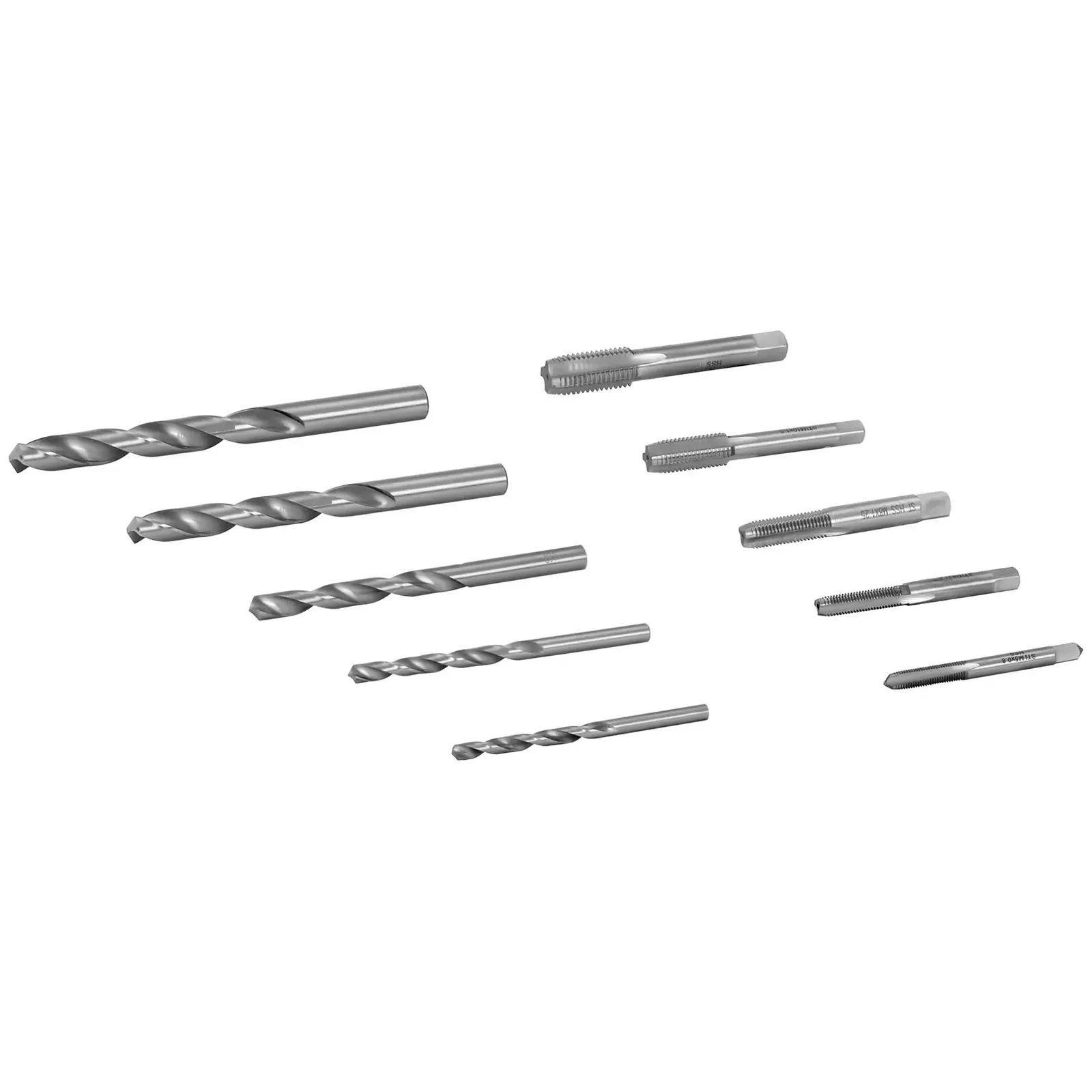 Комплект инструменти за ремонт на резби - M5, M6, M8, M10, M12 - 131 части