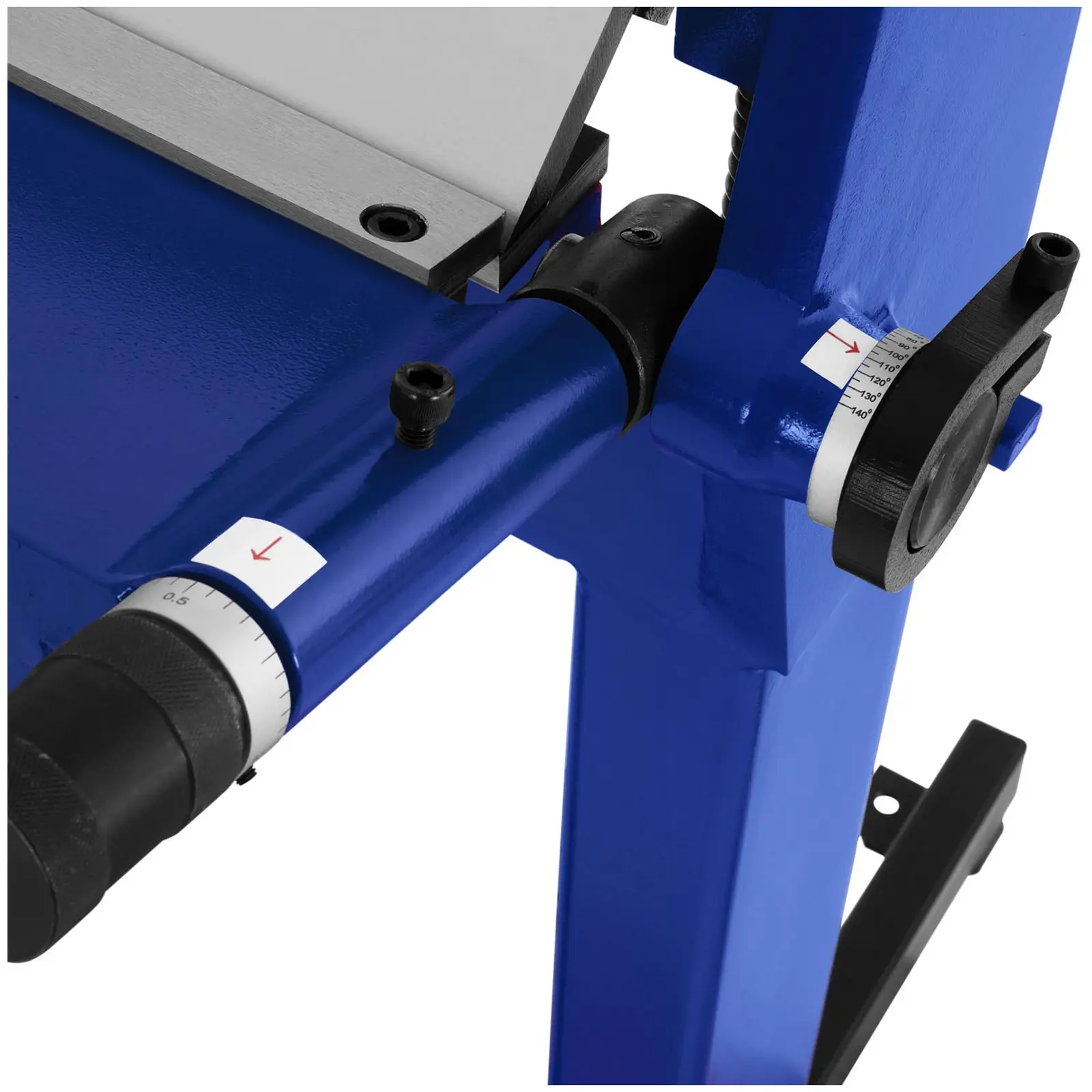 Plieuse manuelle - 1 270 mm - 0 à 135° - Pédale (Matériau(x): Acier au carbone)